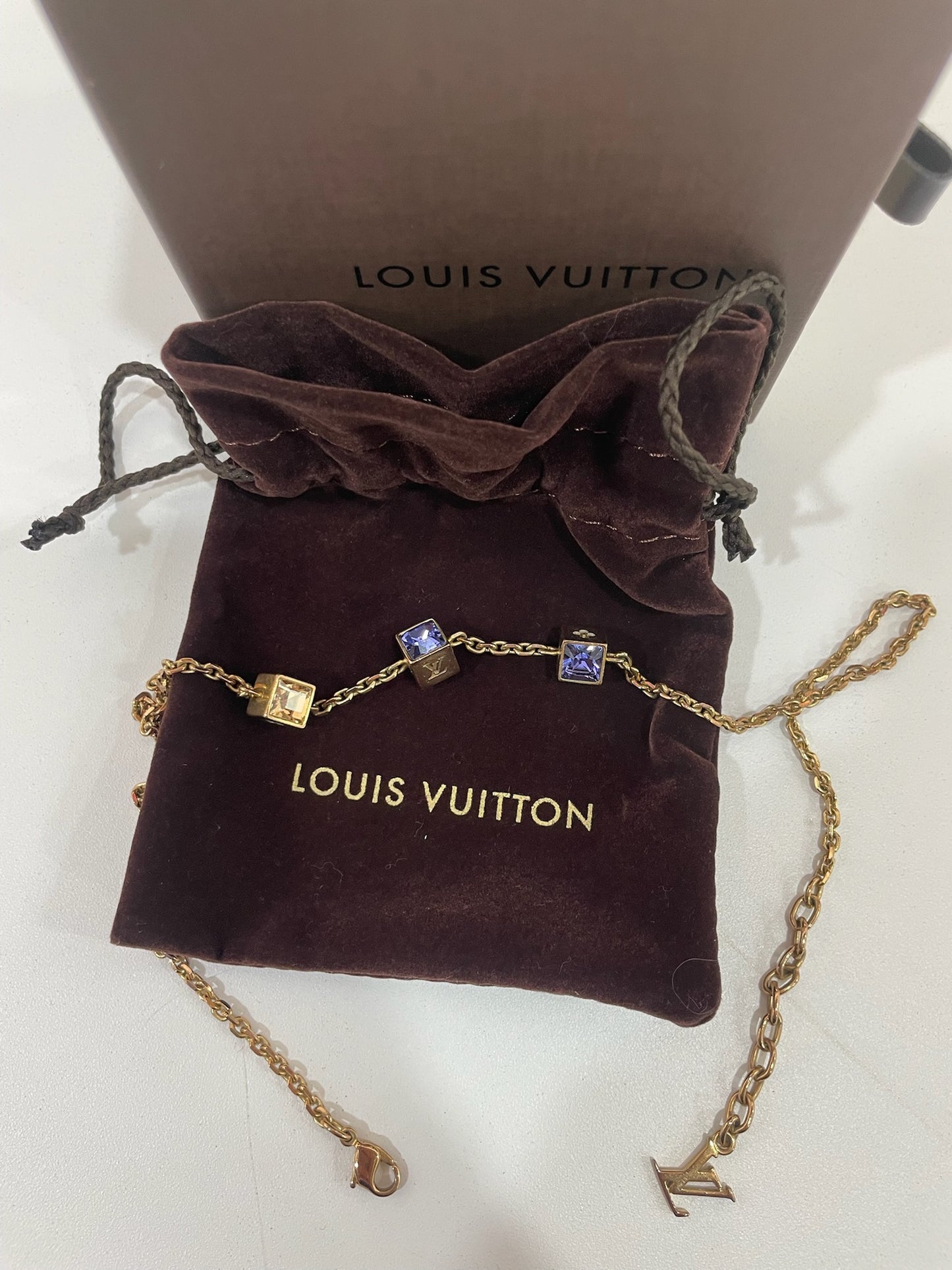 M0707-91 Louis Vuitton Gamble Necklace