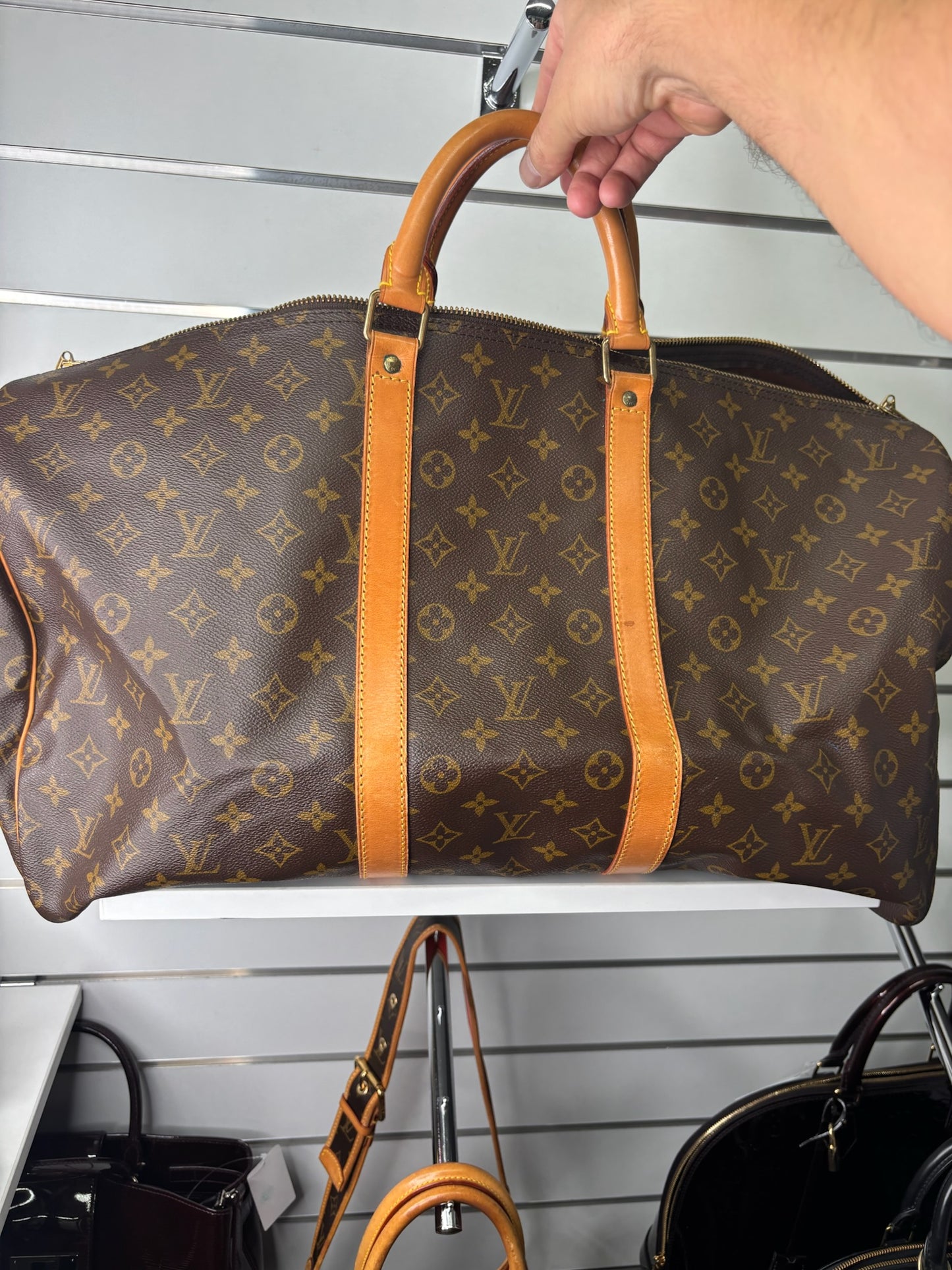 Louis Vuitton Keepall Bandouliere 55 KY104