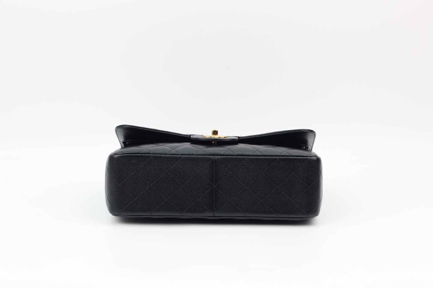 Chanel Black Caviar Classic Gold Hardware Large Shoulder Bag A58600 (V38550406HC)