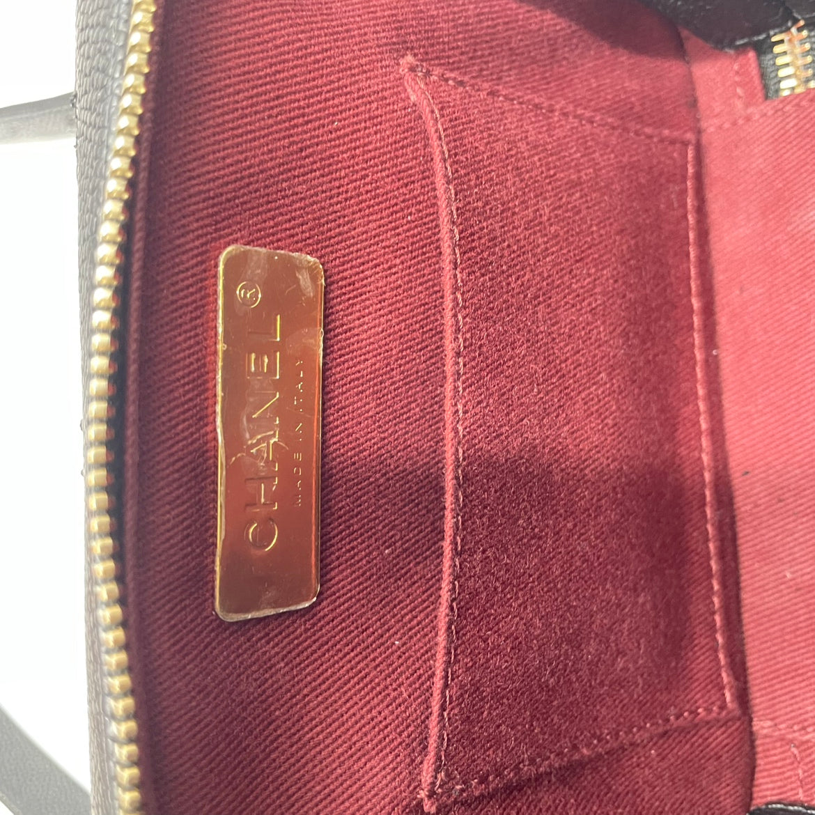Chanel Black Caviar Gold Hardware CC Chain Camera Mini Belt Bag AS0969 (V38100130H)