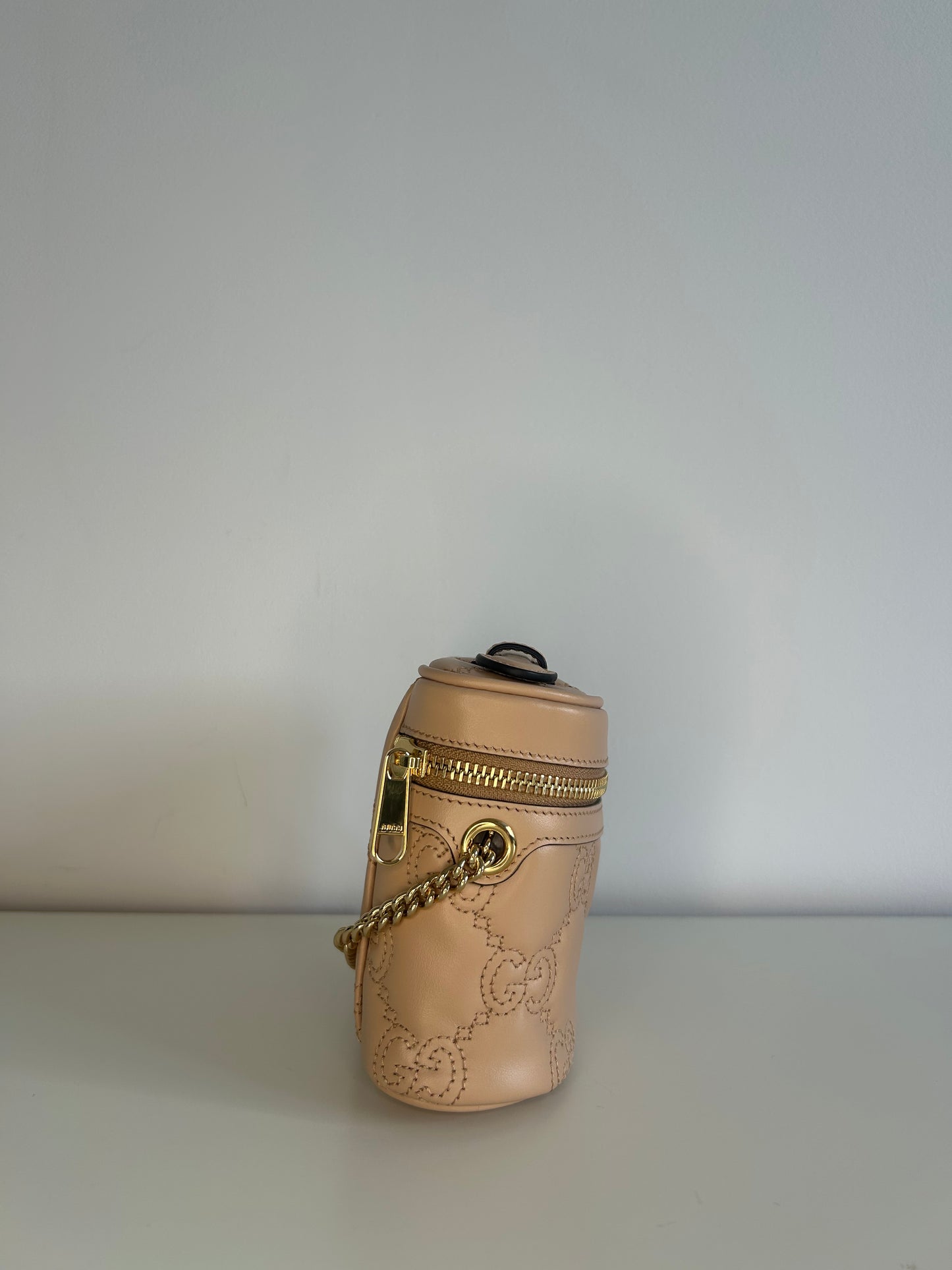 Gucci Matelassé Top Handle Mini Crossbody Bag