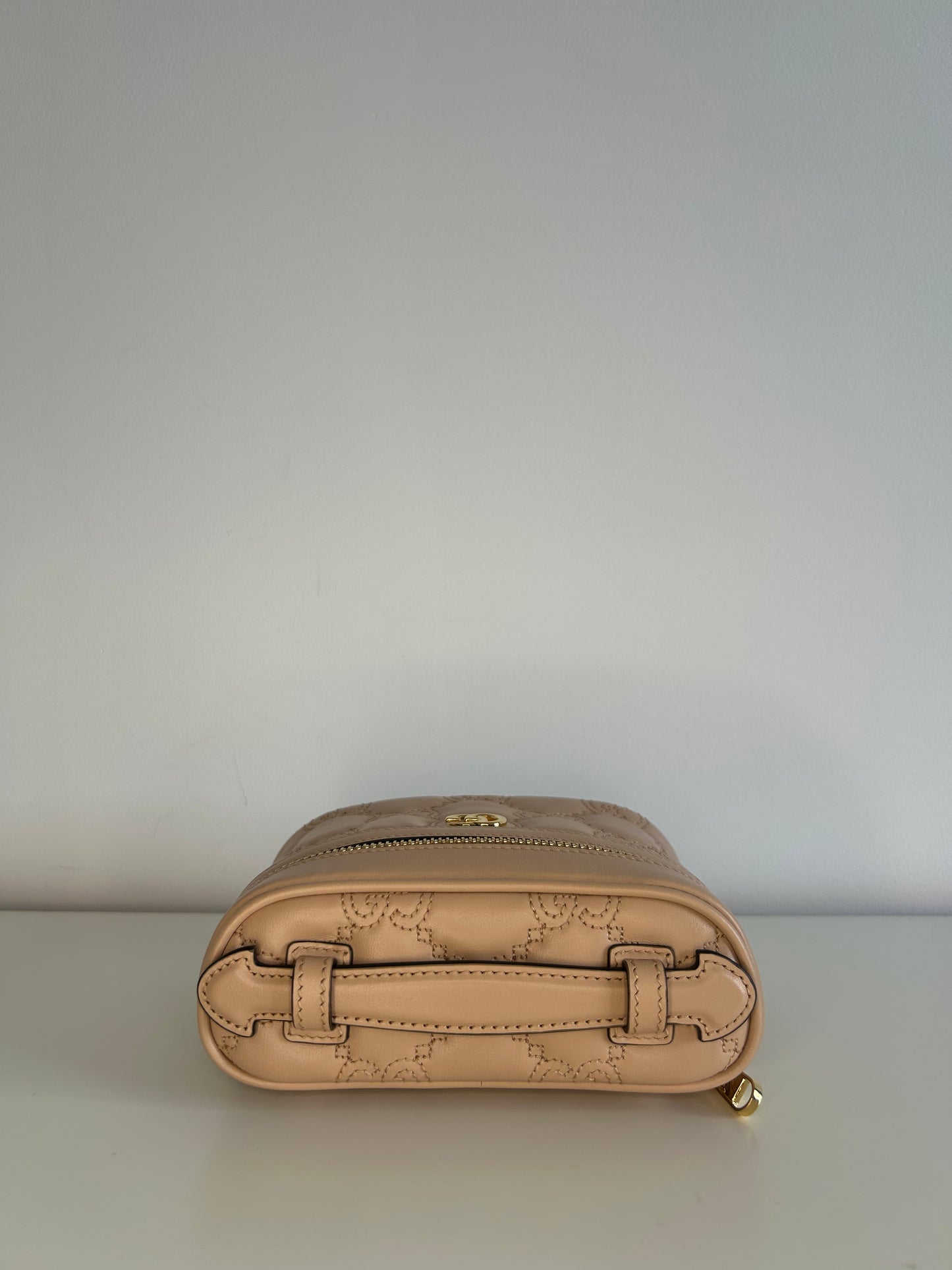 Gucci Matelassé Top Handle Mini Crossbody Bag