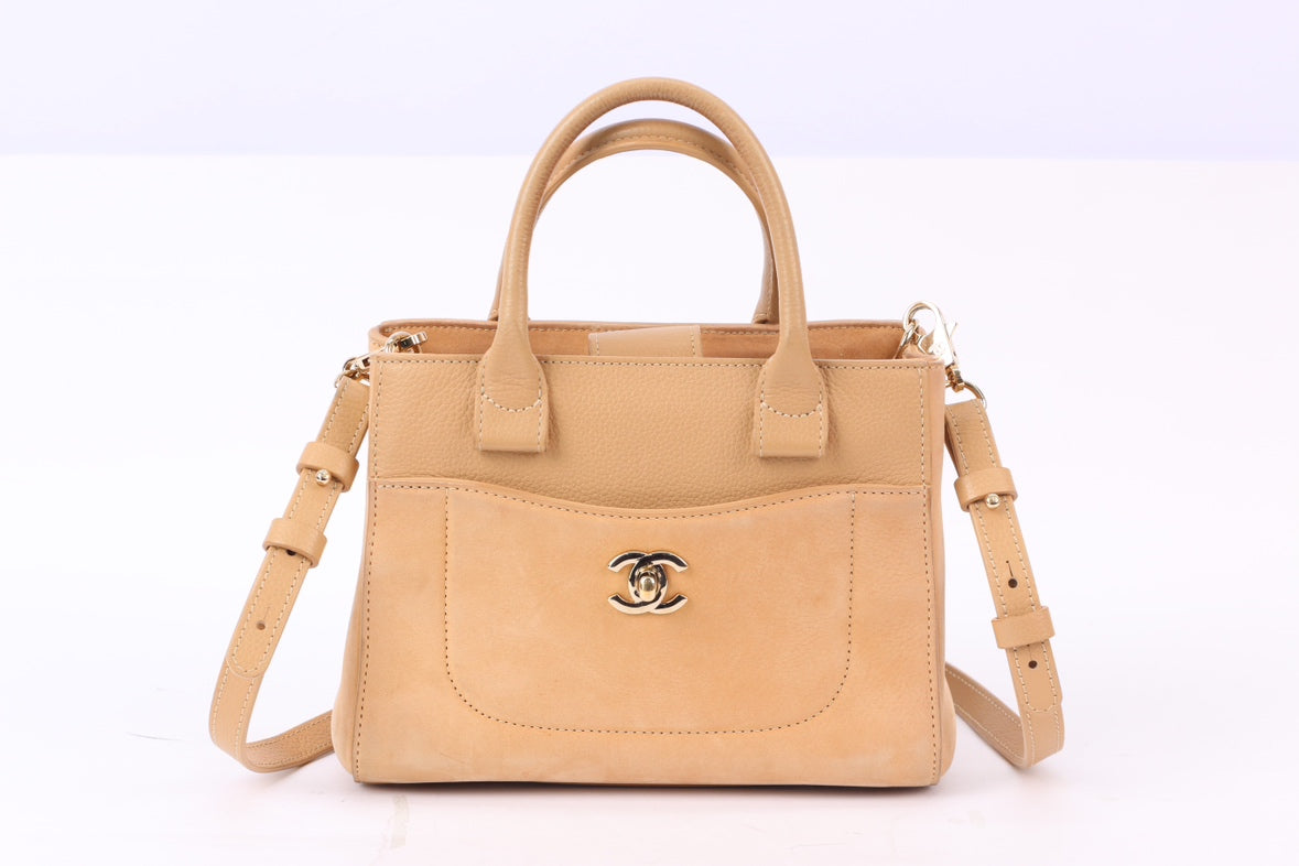 Chanel Beige Mini Tote Bag Shoulder Bag (B38160204SL)