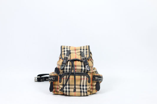 Burberry Beige Fabric Classic Check Rucksack ONE Backpack 4078471