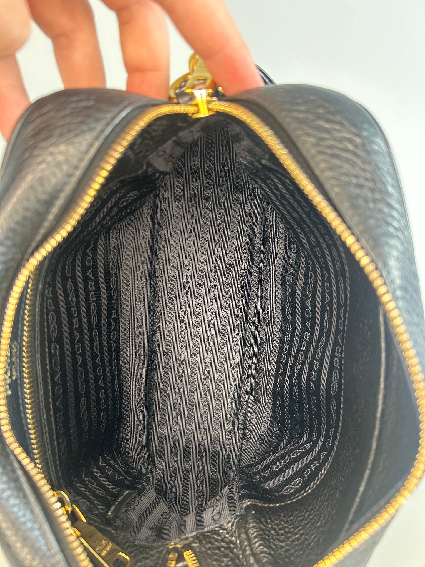 Prada Vitello Daino Camera Shoulder Bag