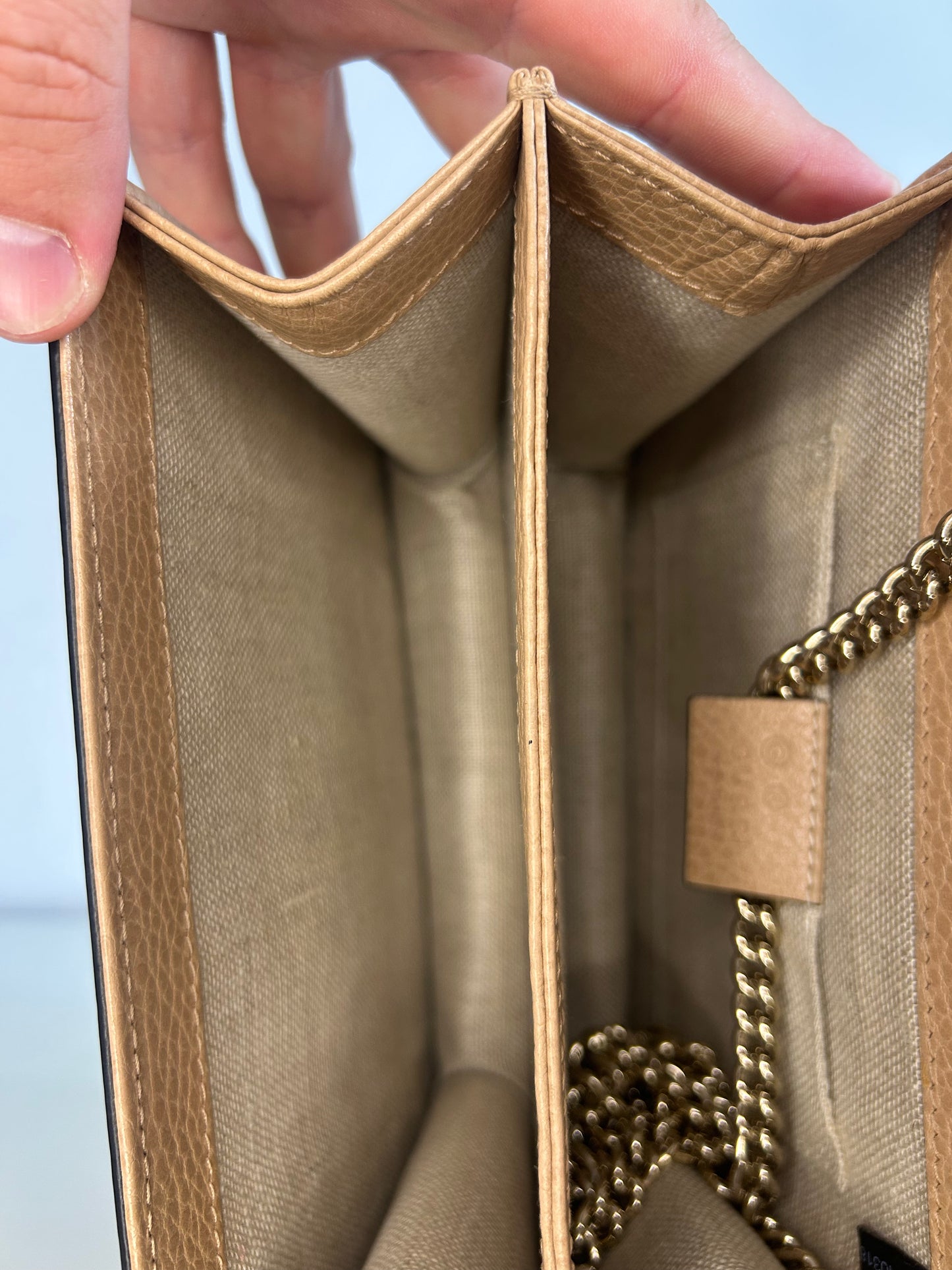 Gucci Interlocking Chain Shoulder Bag