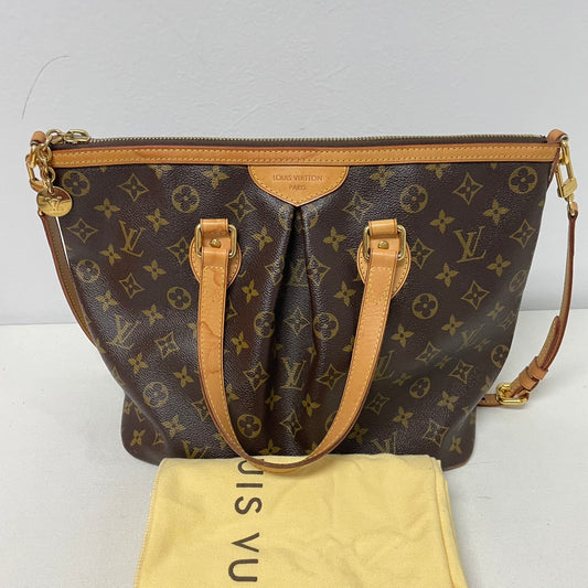Louis Vuitton Brown PVC Monogram Canvas Palermo PM Shoulder Bag M40145
