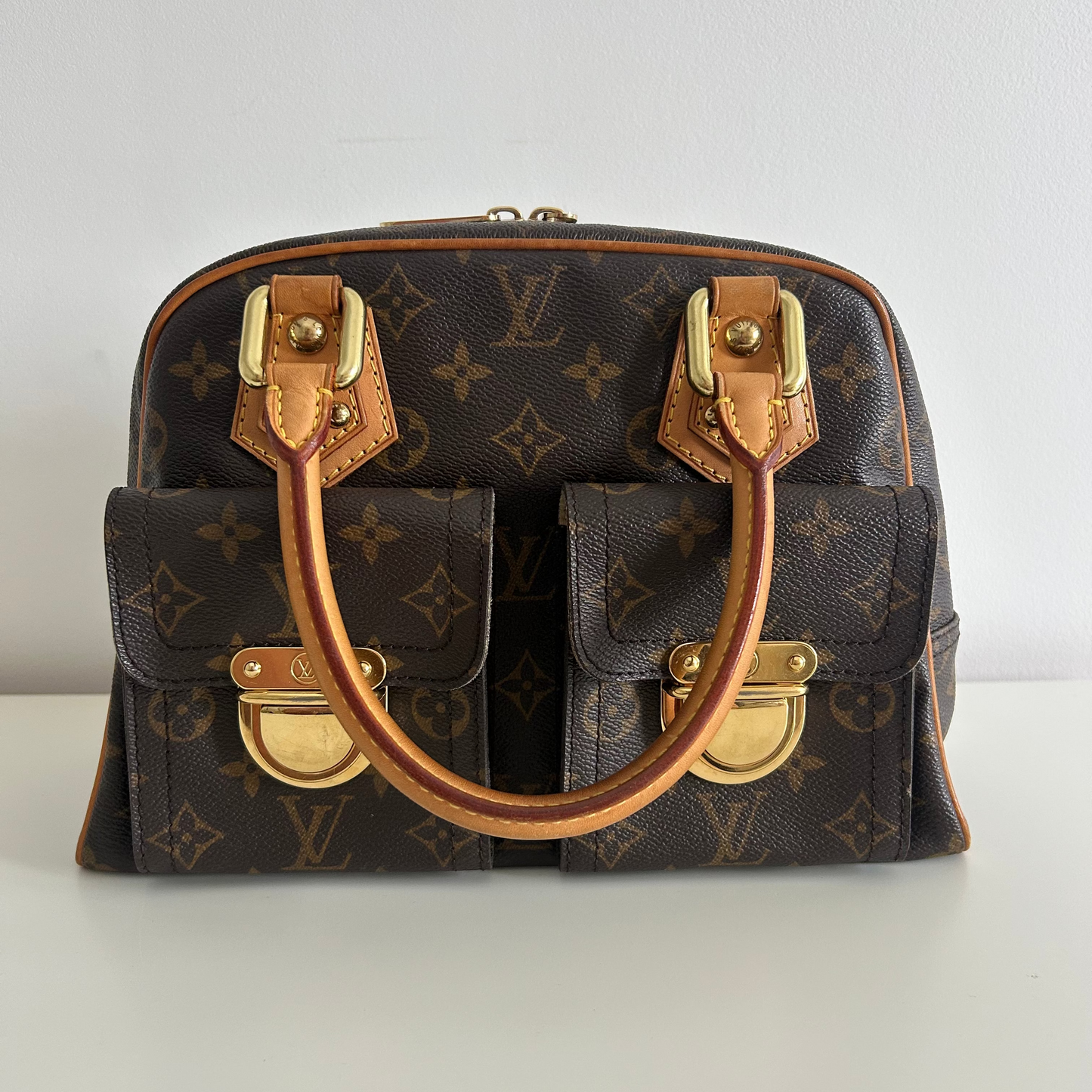 Louis Vuitton Monogram Manhattan PM Handbag