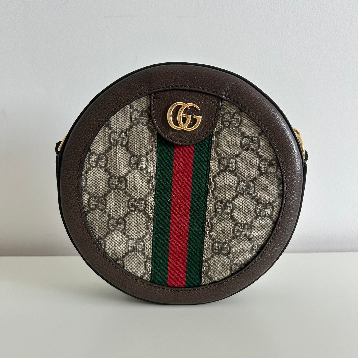 Gucci Ophidia GG Mini Round Shoulder Bag
