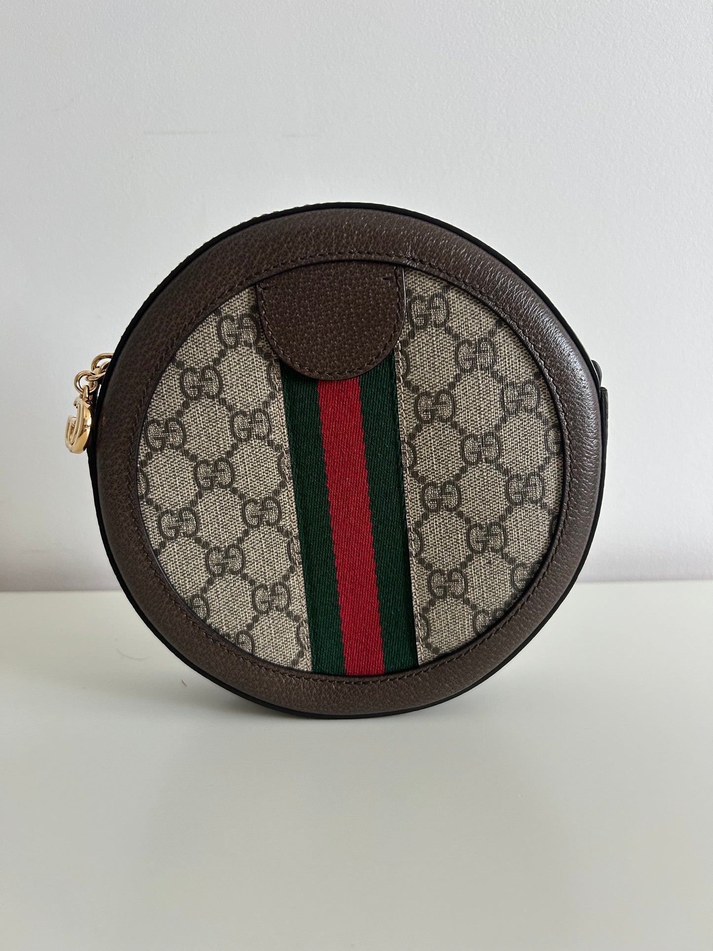 Gucci Ophidia GG Mini Round Shoulder Bag