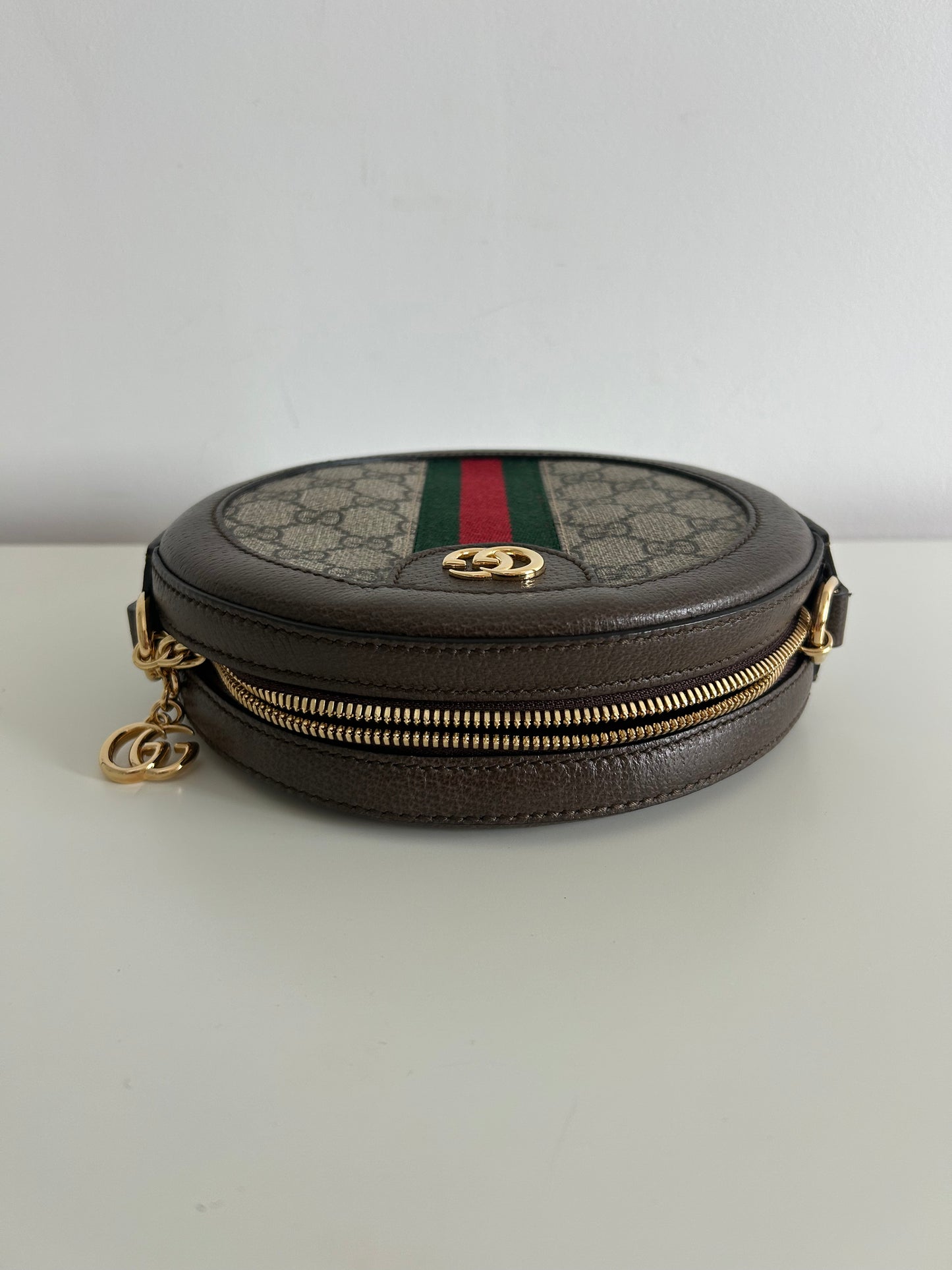 Gucci Ophidia GG Mini Round Shoulder Bag