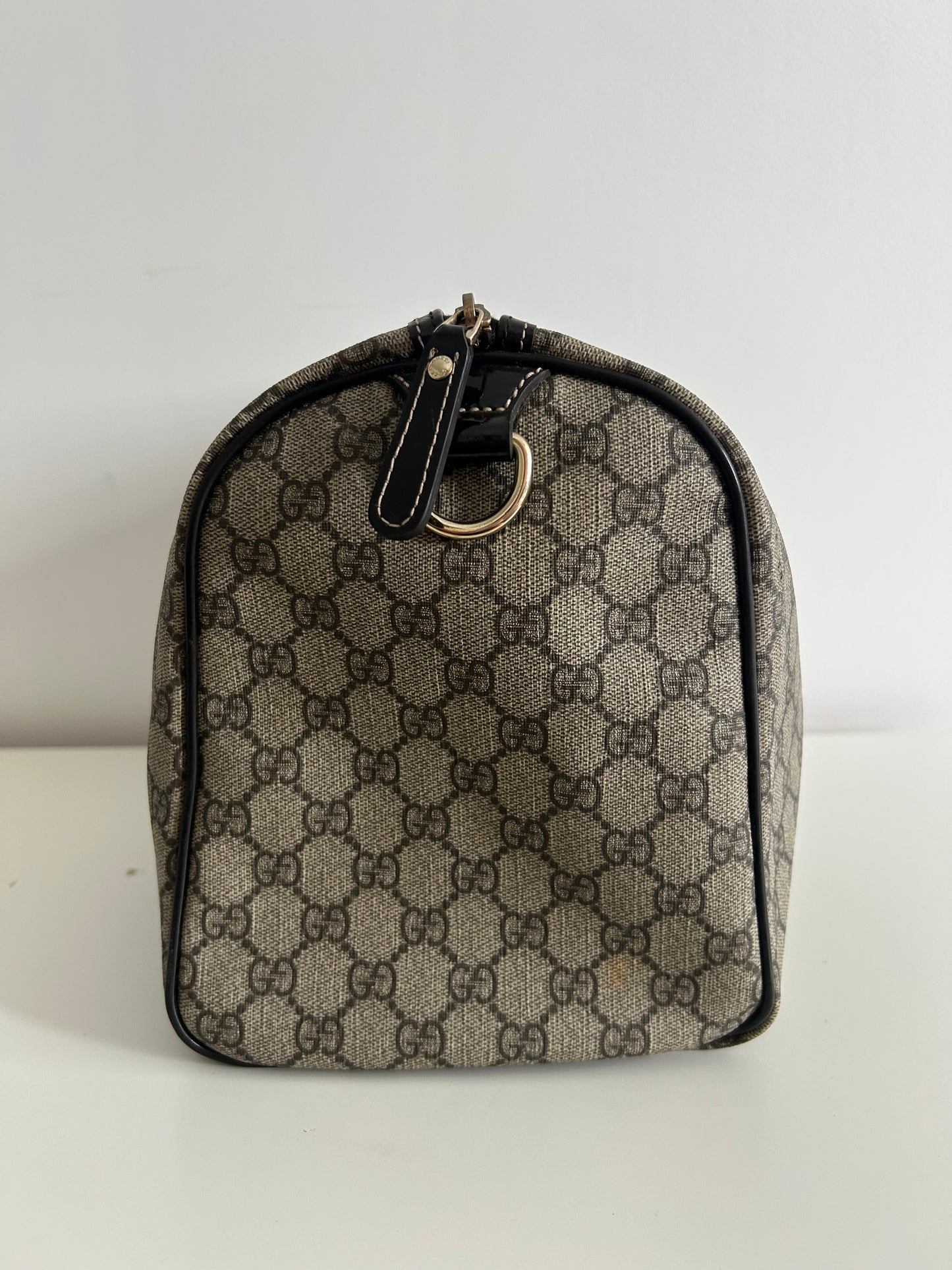 Gucci GG Supreme Boston Tote Bag in Brown Canvas (UK)