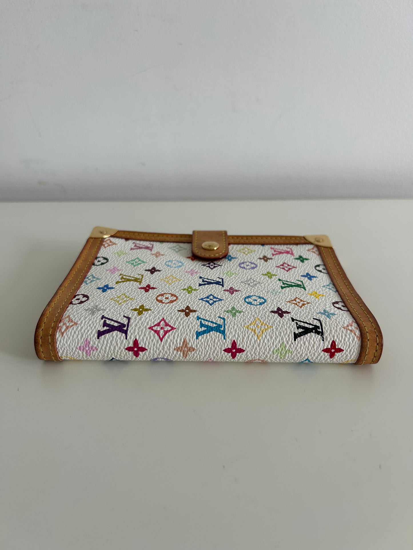 Louis Vuitton White Multicolore Agenda PM