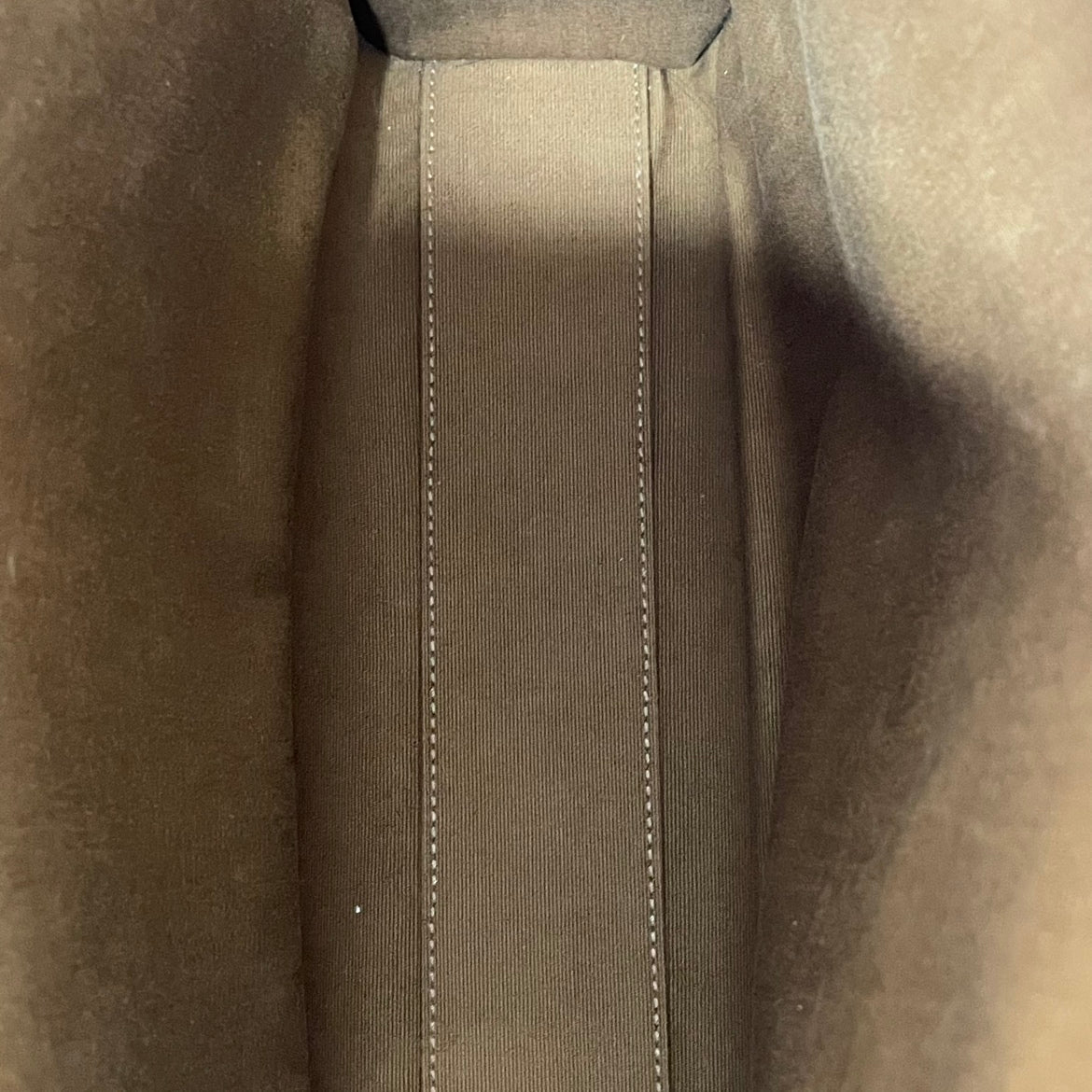 Celine Brown PVC Triomphe Canvas Vertical Cabas Small Shoulder Bag 191542