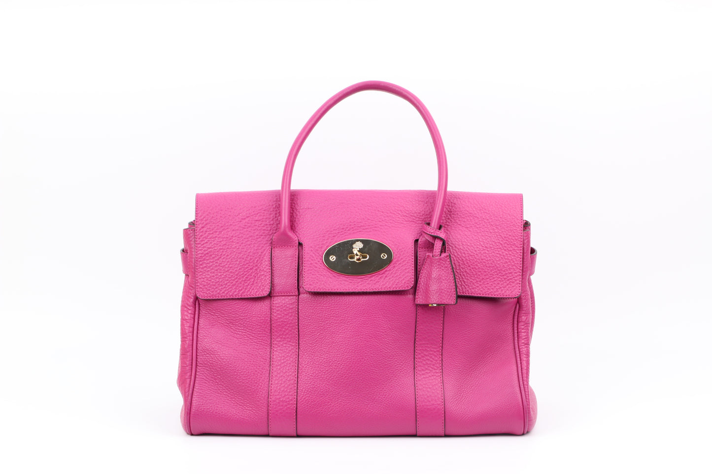Mulberry Hot Fuchsia Leather Bayswater Medium Tote Bag HH8539 (V1310105HD)