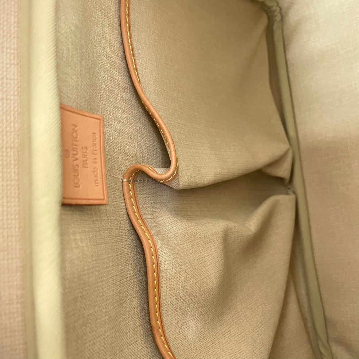 Louis Vuitton Brown PVC Monogram Canvas Bowling Vanity Deauville ONE Tote Bag M47270