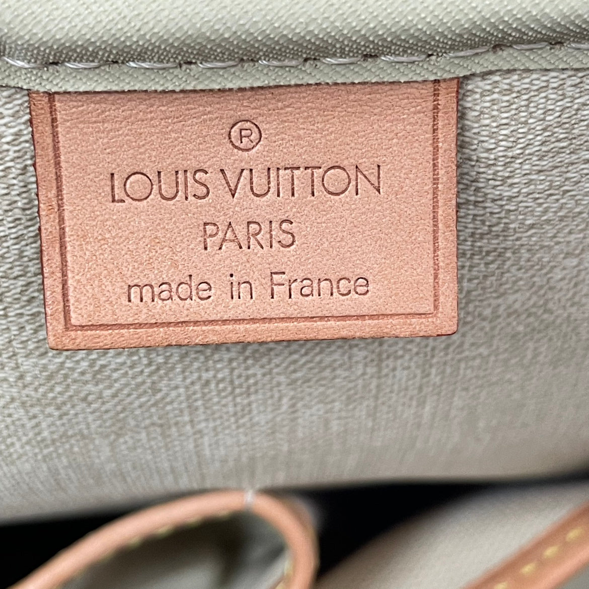 Louis Vuitton Brown PVC Monogram Canvas Bowling Vanity Deauville ONE Tote Bag M47270