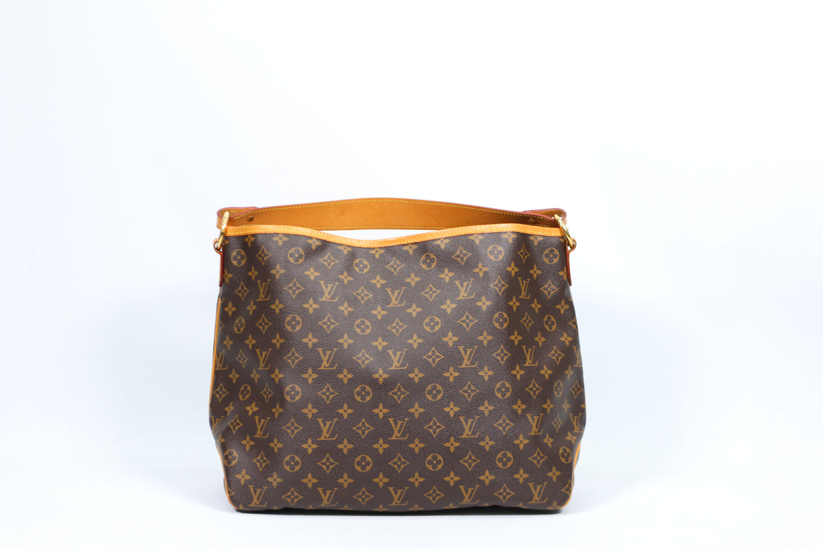 Louis Vuitton Brown PVC Monogram Canvas Delightful MM Shoulder Bag M40353