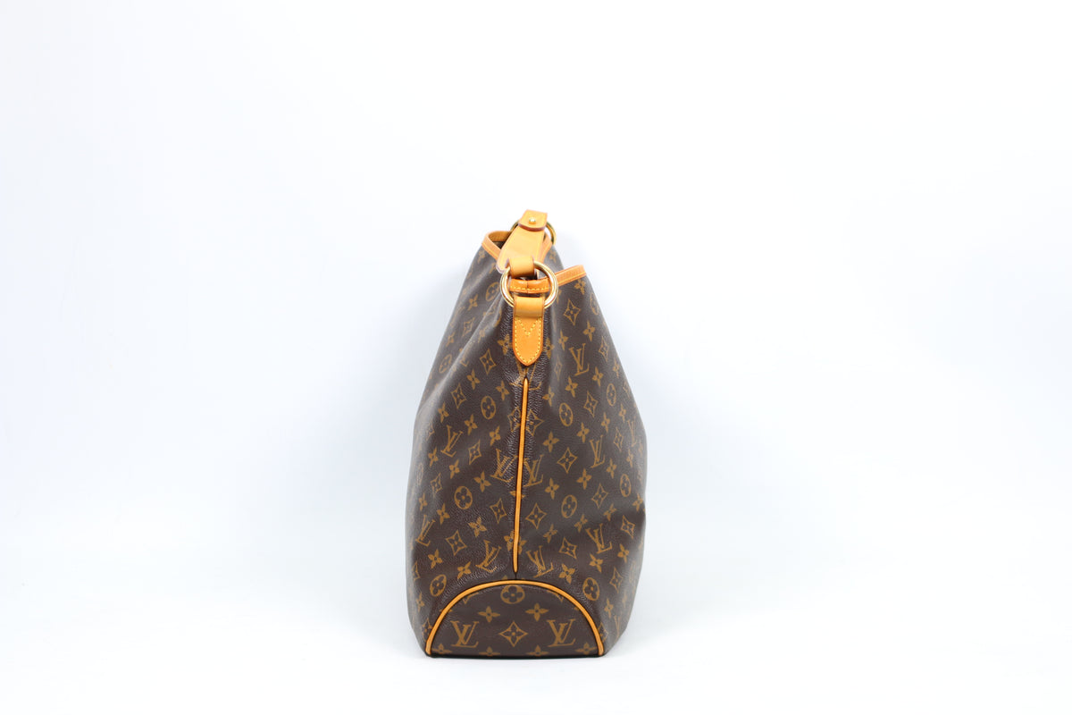 Louis Vuitton Brown PVC Monogram Canvas Delightful MM Shoulder Bag M40353