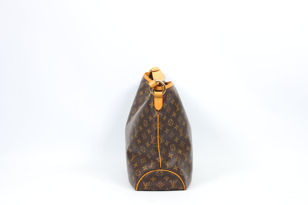 Louis Vuitton Brown PVC Monogram Canvas Delightful MM Shoulder Bag M40353