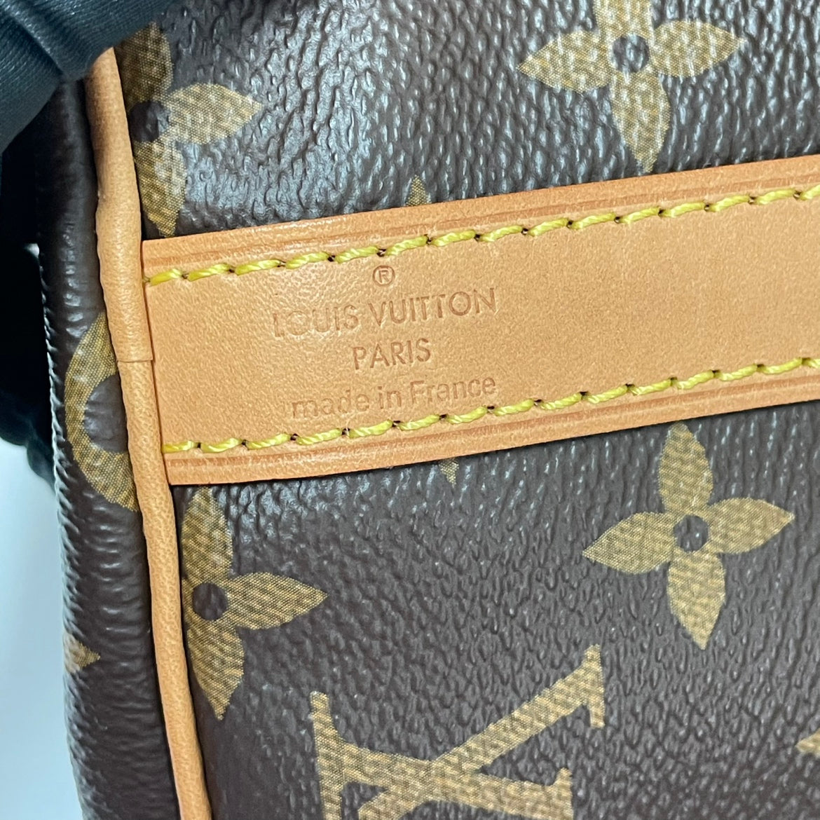 Louis Vuitton PVC Monogram Canvas Bandouliere Speedy 35 Shoulder Bag M41112 (V012120427H)