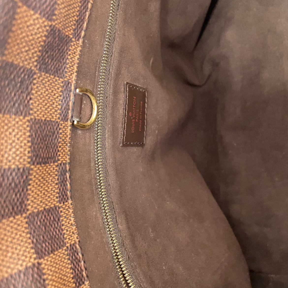 Louis Vuitton Brown PVC Damier Ebene Canvas Marylebone PM Shoulder Bag N41215