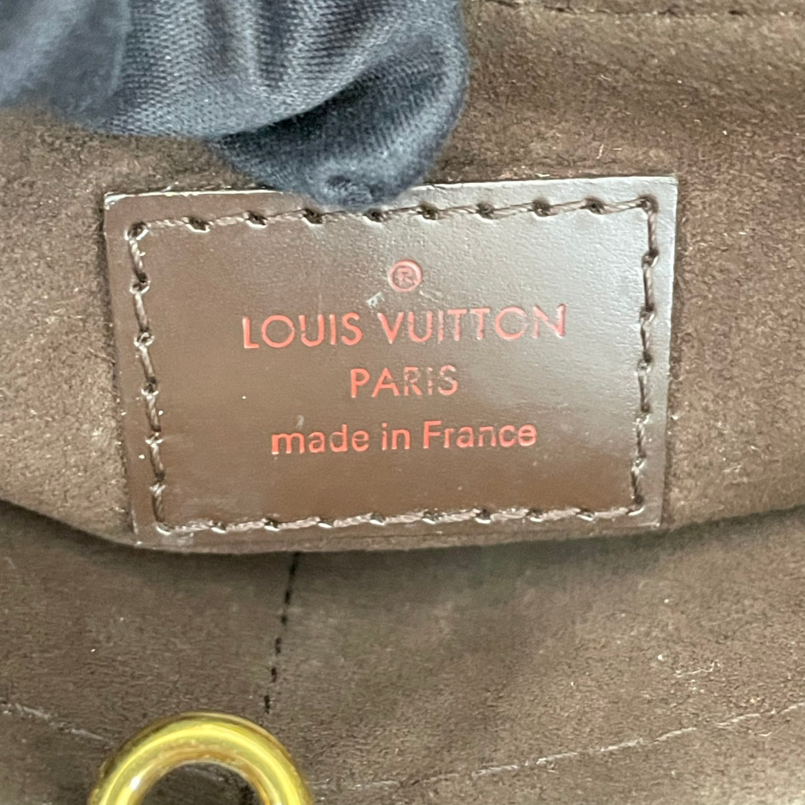 Louis Vuitton Brown PVC Damier Ebene Canvas Marylebone PM Shoulder Bag N41215