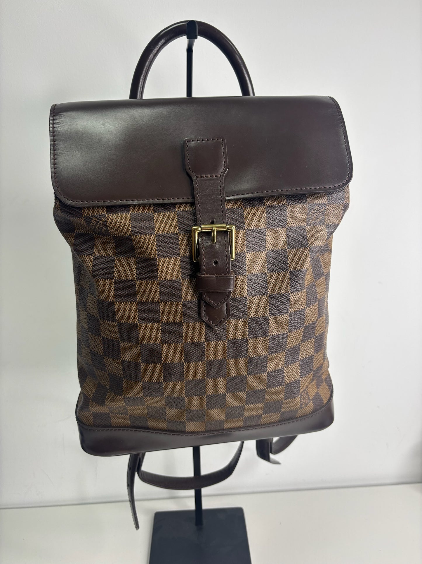 Louis Vuitton Damier Ebene Soho backpack (JPD04-56)