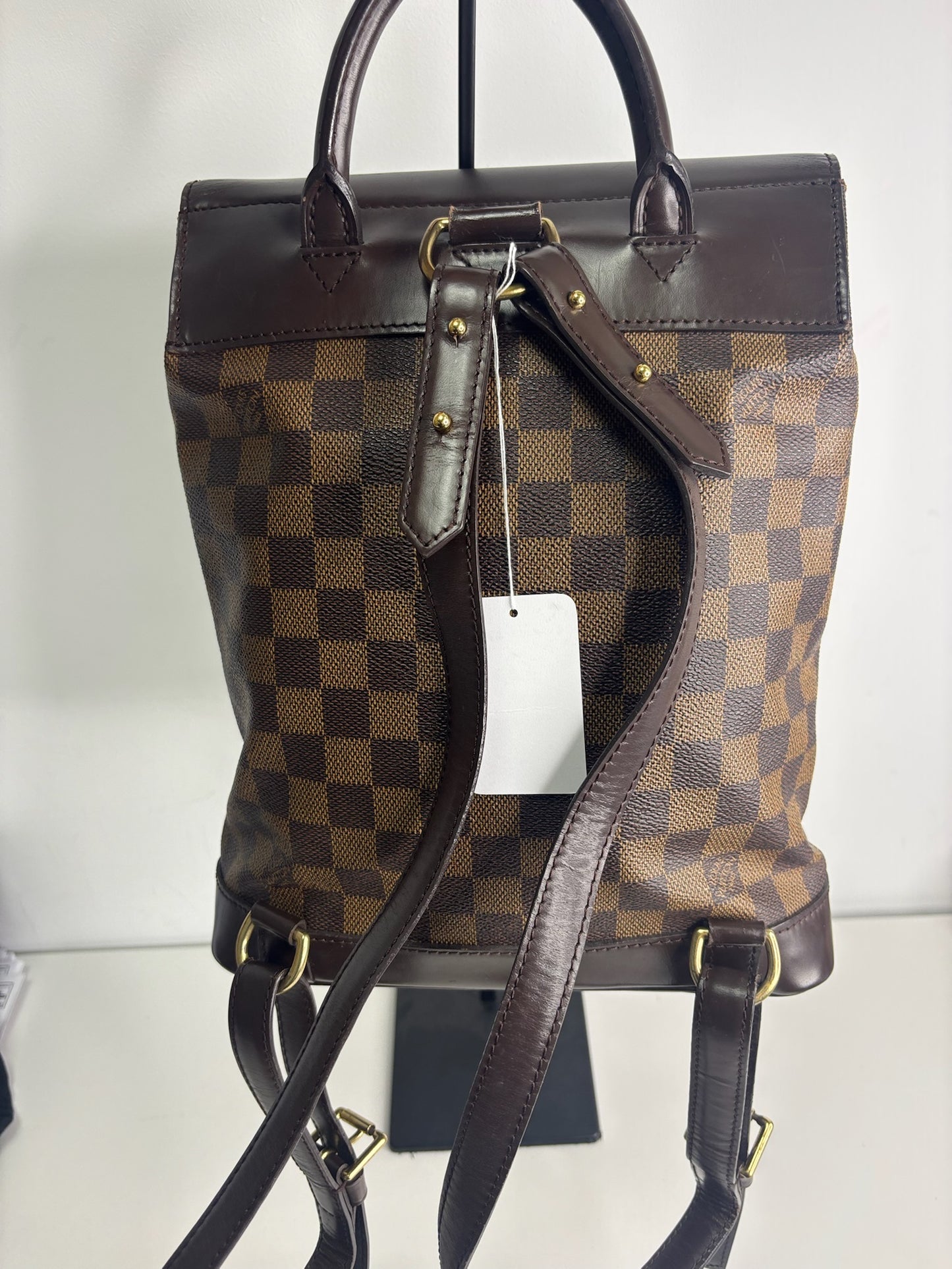 Louis Vuitton Damier Ebene Soho backpack (JPD04-56)