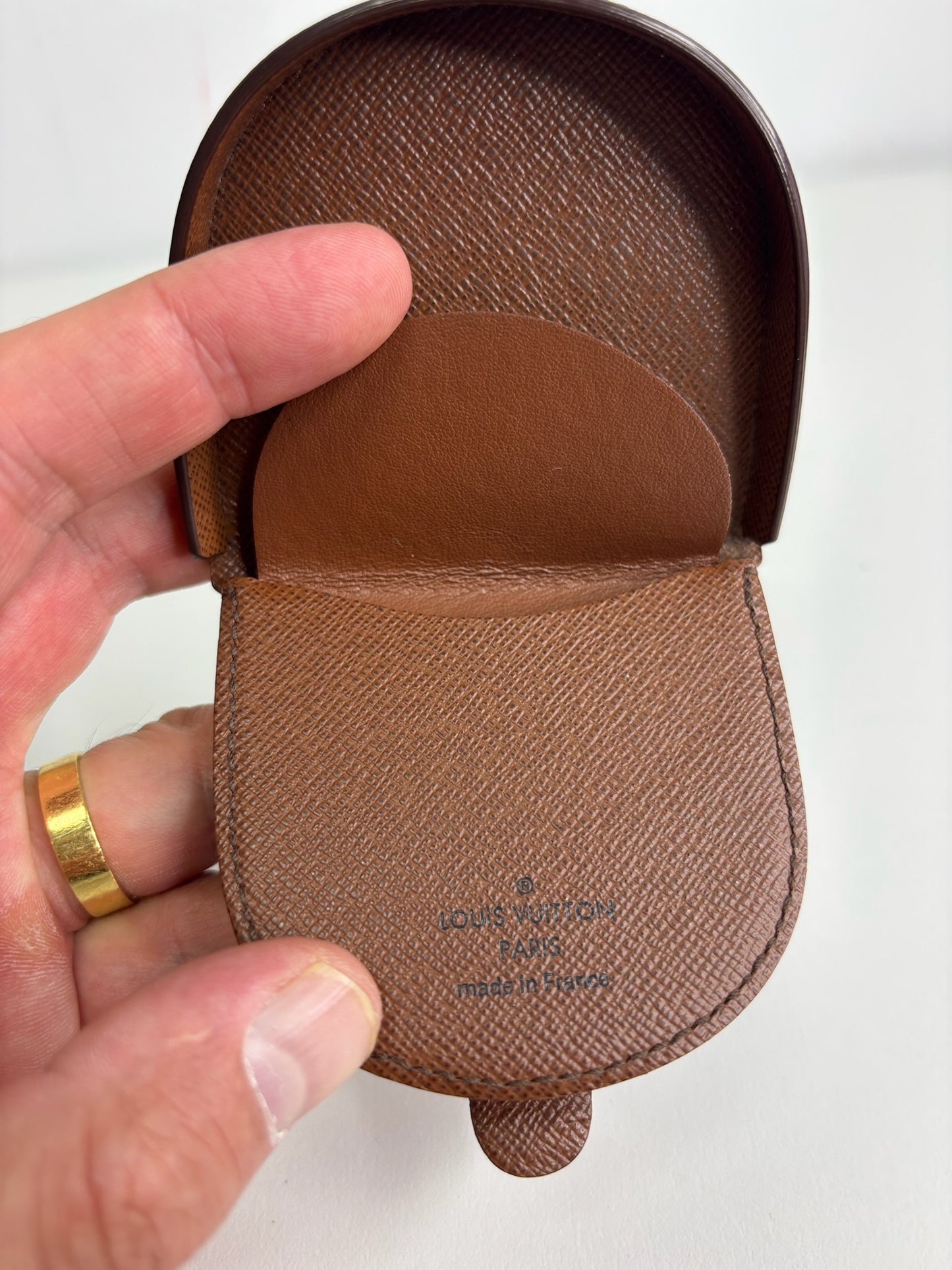 Louis Vuitton Monogram Portomonet Cuvette Coin Case (JPD04-62)