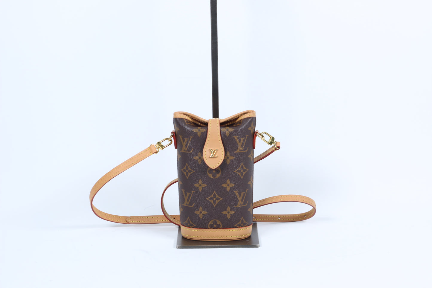 Louis Vuitton PVC Monogram Canvas Fold Me ONE Crossbody Bag M80874 (V01295412HD)