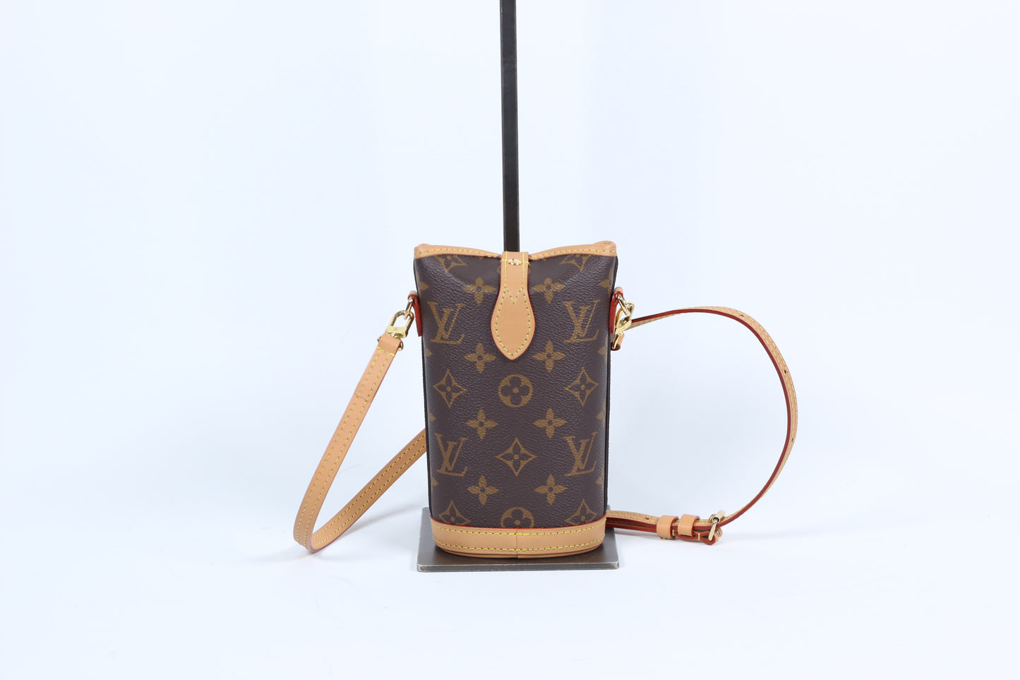 Louis Vuitton PVC Monogram Canvas Fold Me ONE Crossbody Bag M80874 (V01295412HD)