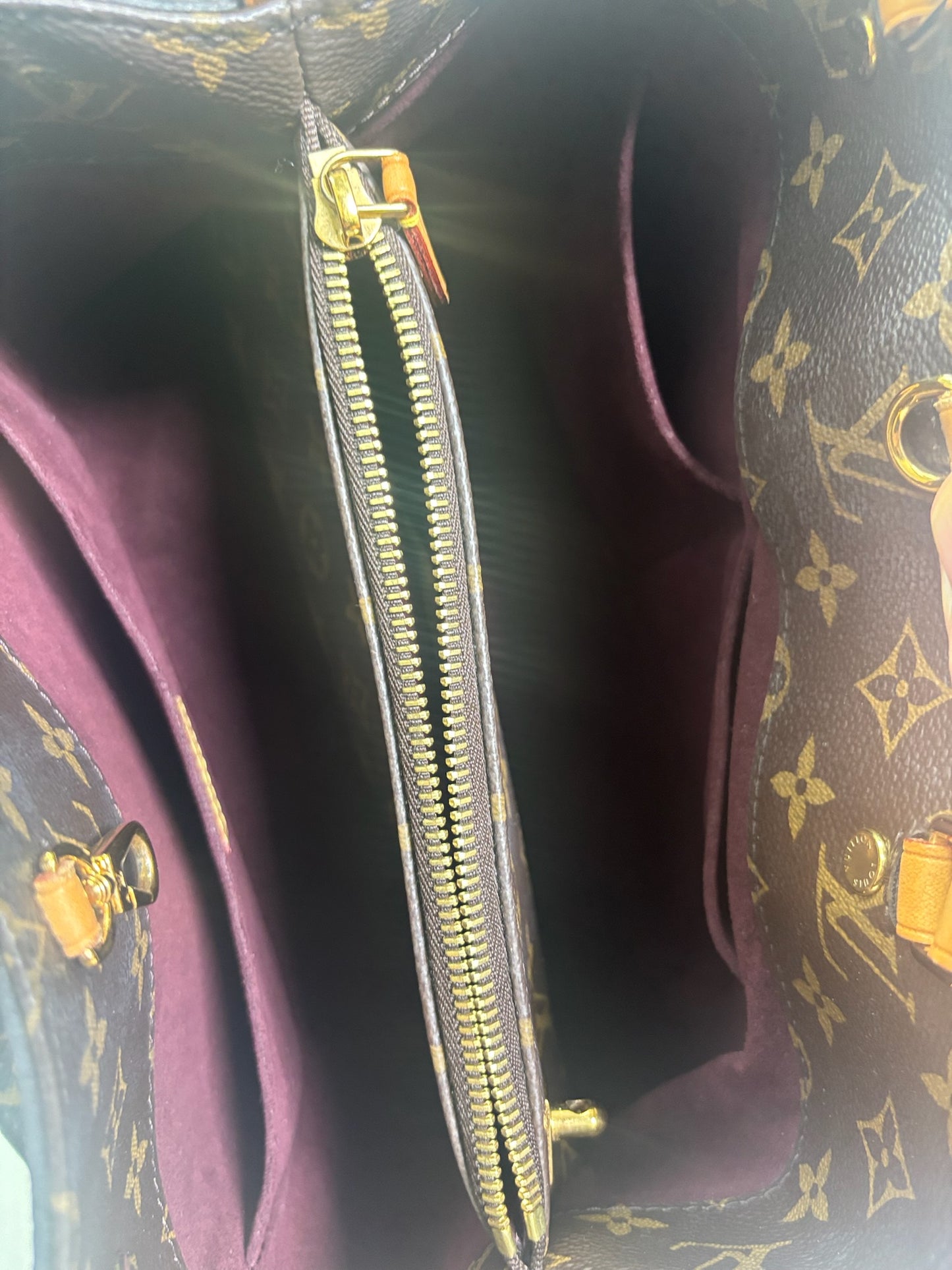 Louis Vuitton Brown PVC Monogram Canvas Montaigne MM Shoulder Bag M41056 (V1270412)