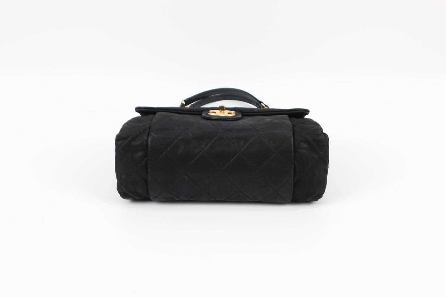 Chanel Black Leather Accordion One Shoulder Bag (B380320912P)