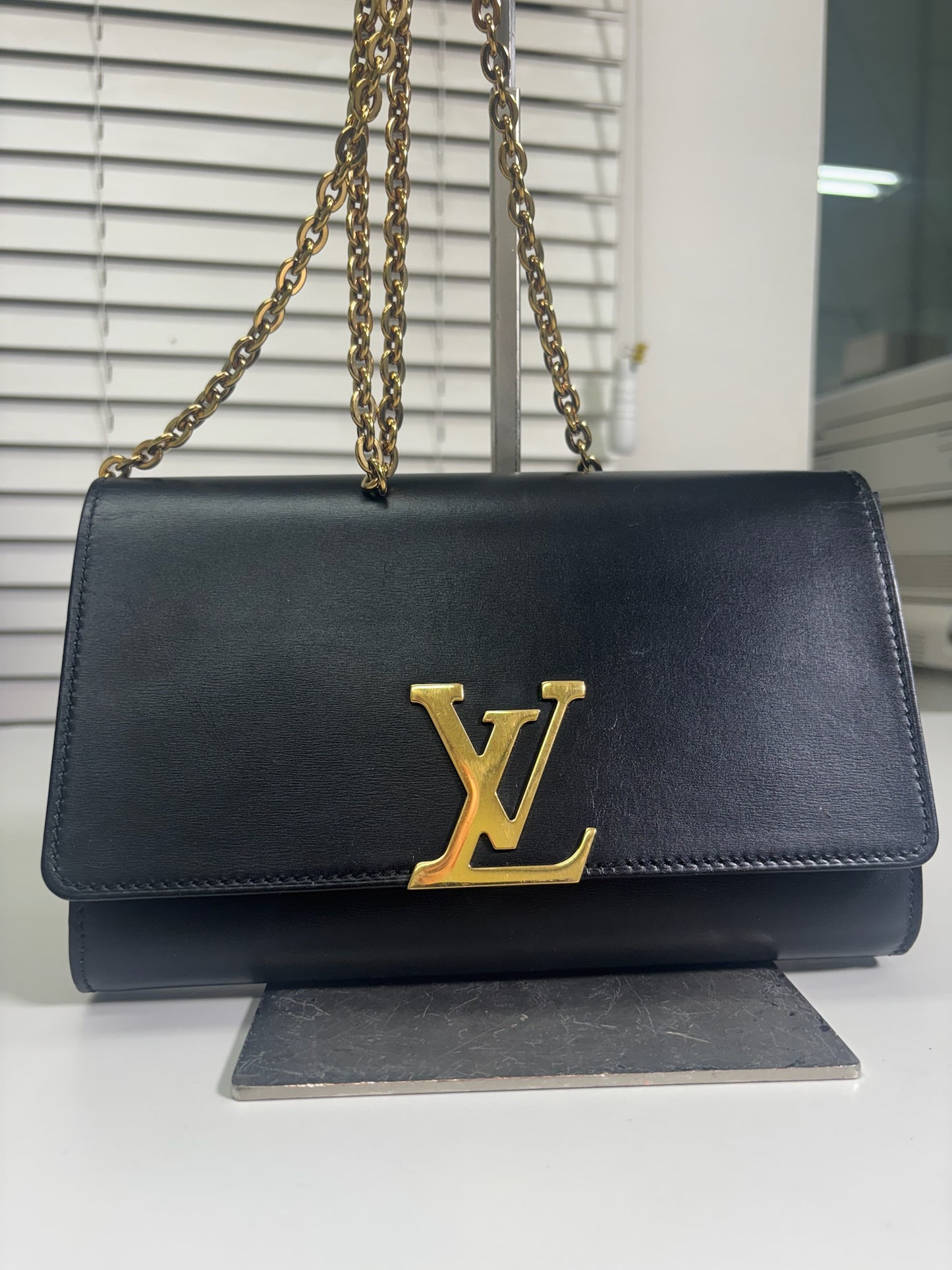 Louis Vuitton Black Louise GM Chain Shoulder Bag M51631 (B1250625S)