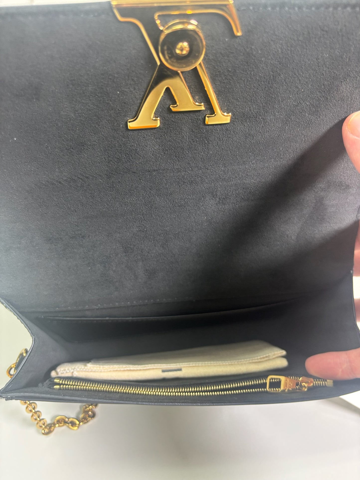 Louis Vuitton Black Louise GM Chain Shoulder Bag M51631 (B1250625S)