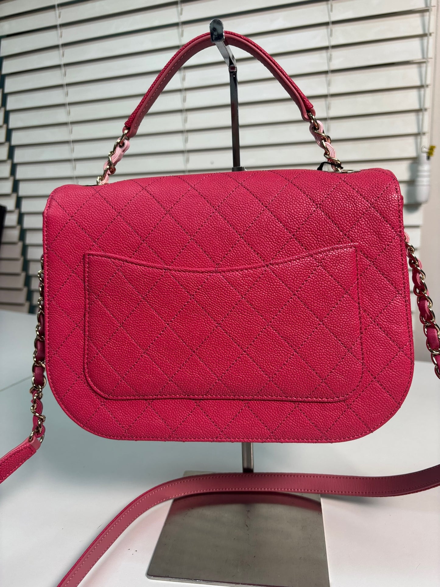 Chanel Caviar Skin CCLogo Season Chain Shoulder Bag A93659 (B038240709S)