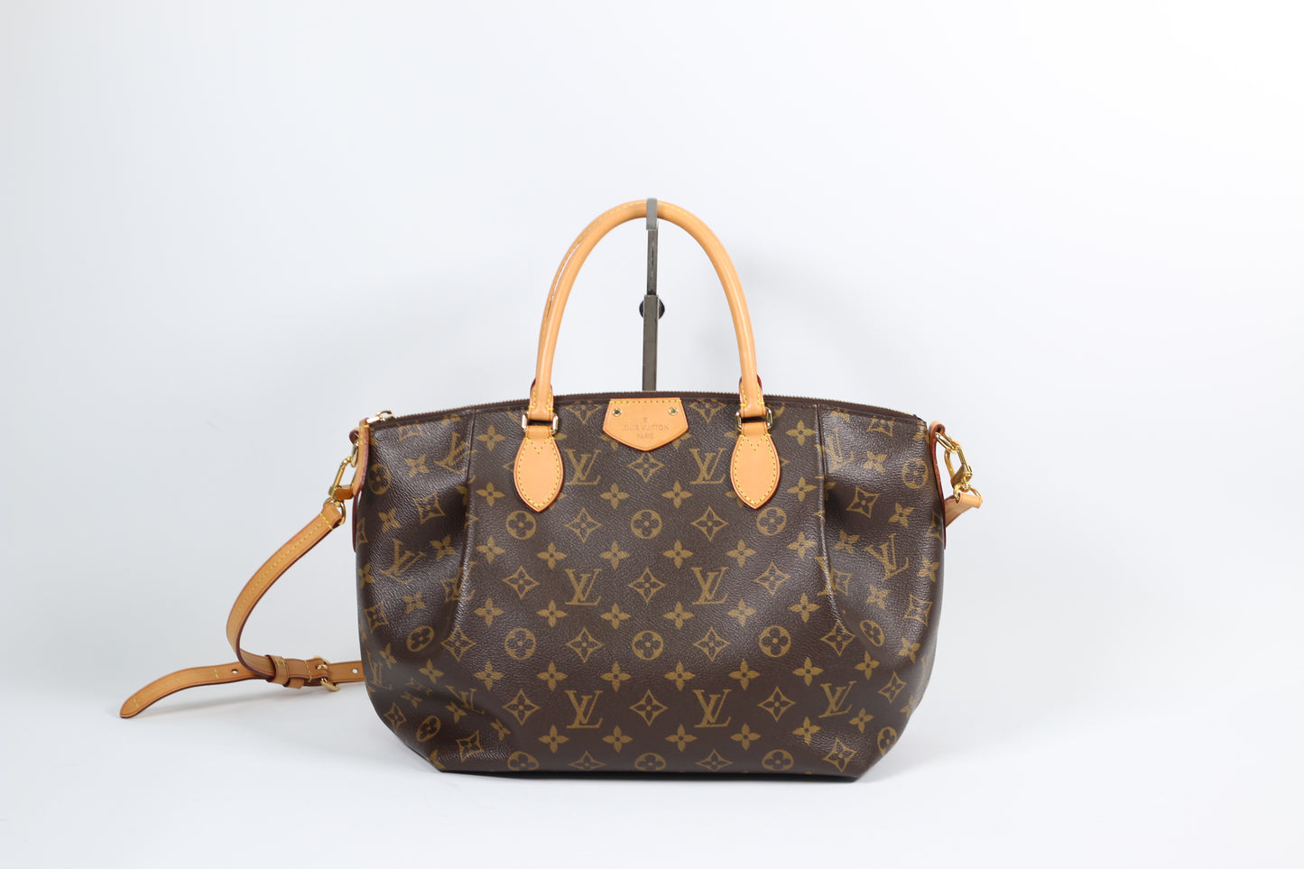 Louis Vuitton Brown PVC Monogram Canvas Turenne MM Shoulder Bag M48814 (V01290416HD)