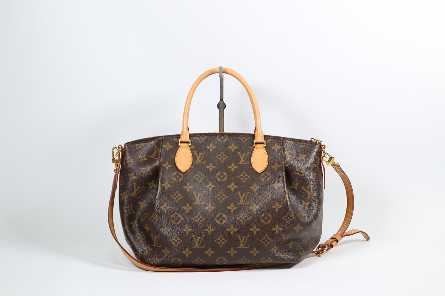 Louis Vuitton Brown PVC Monogram Canvas Turenne MM Shoulder Bag M48814 (V01290416HD)