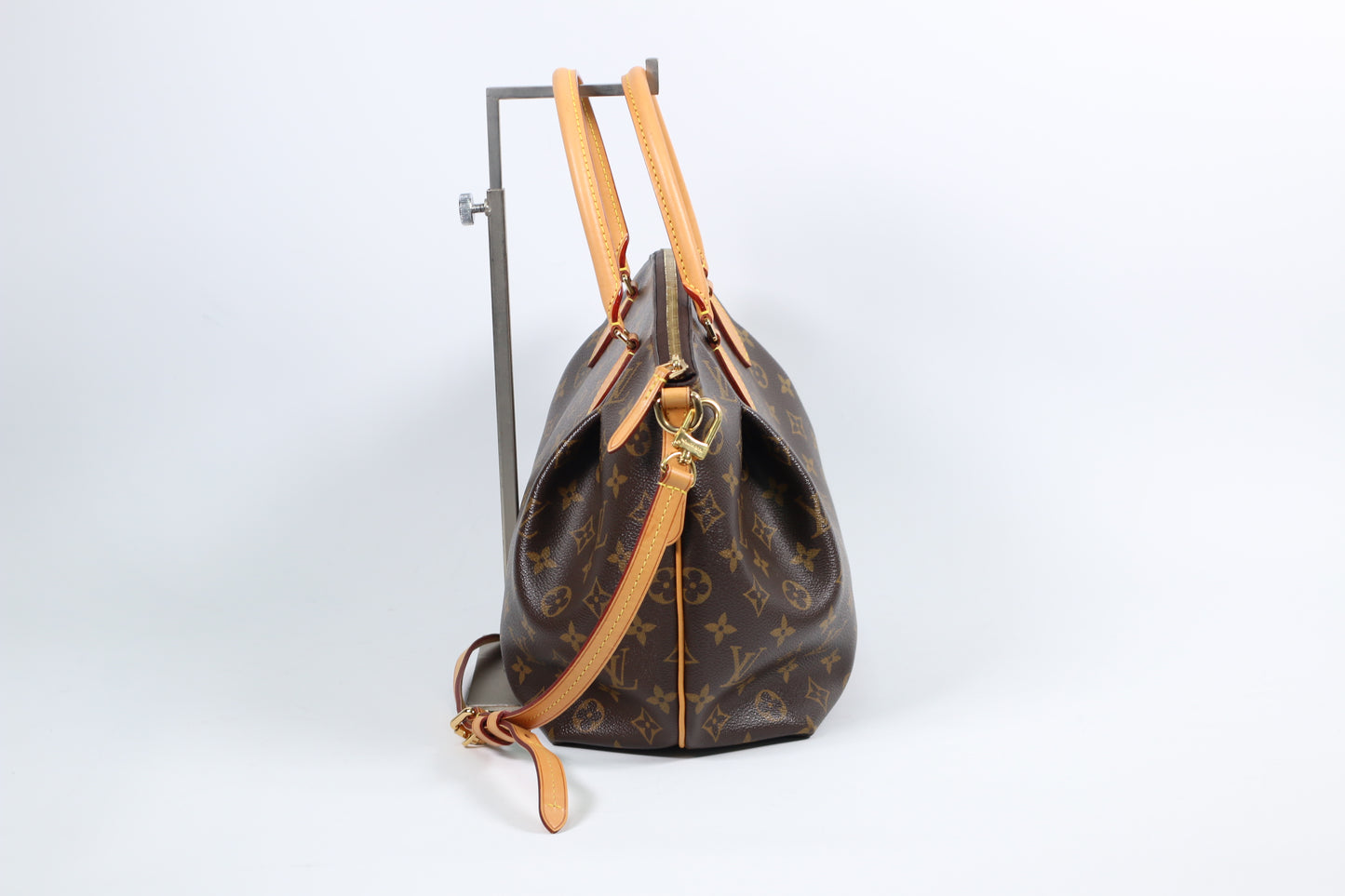Louis Vuitton Brown PVC Monogram Canvas Turenne MM Shoulder Bag M48814 (V01290416HD)