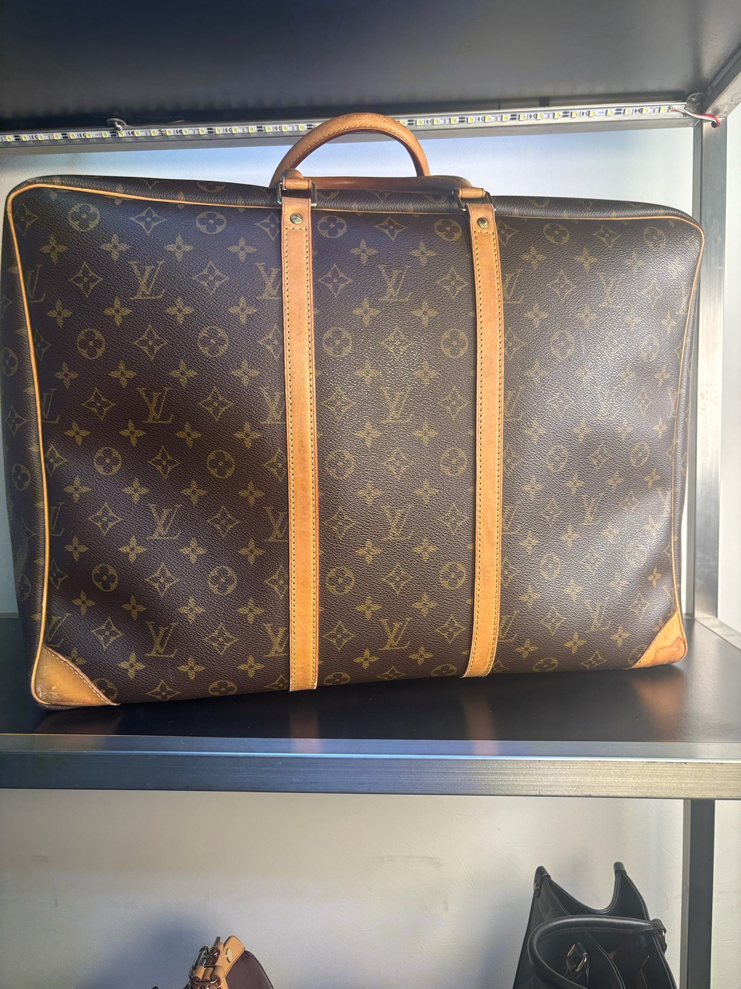 Louis Vuitton Brown PVC Monogram Canvas Sirius 50 Travel Tote Bag M41405 (V01250203H)