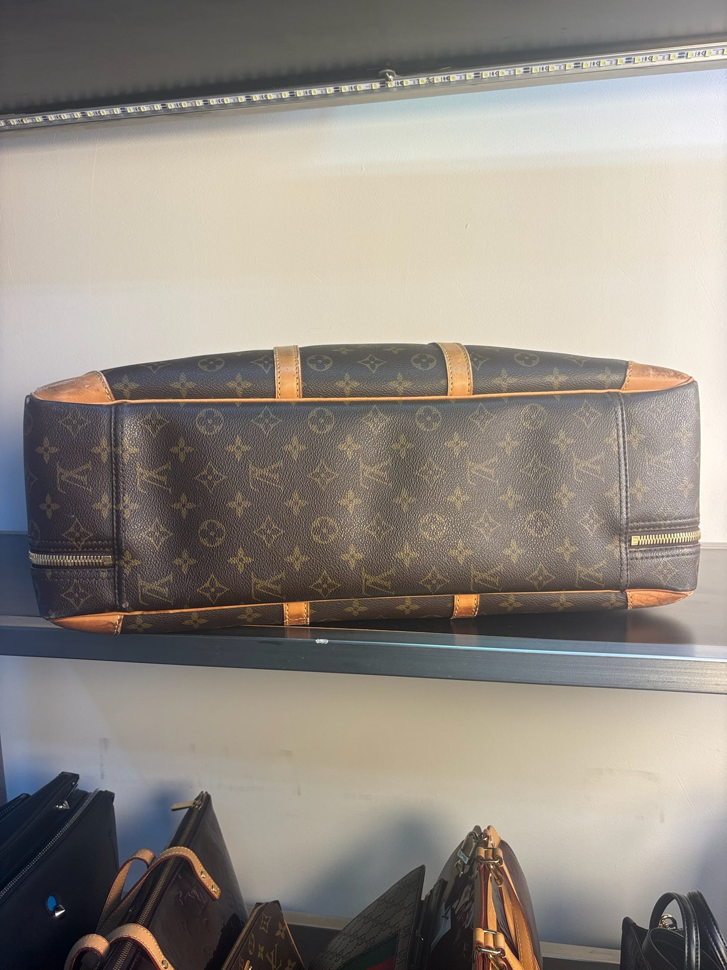 Louis Vuitton Brown PVC Monogram Canvas Sirius 50 Travel Tote Bag M41405 (V01250203H)