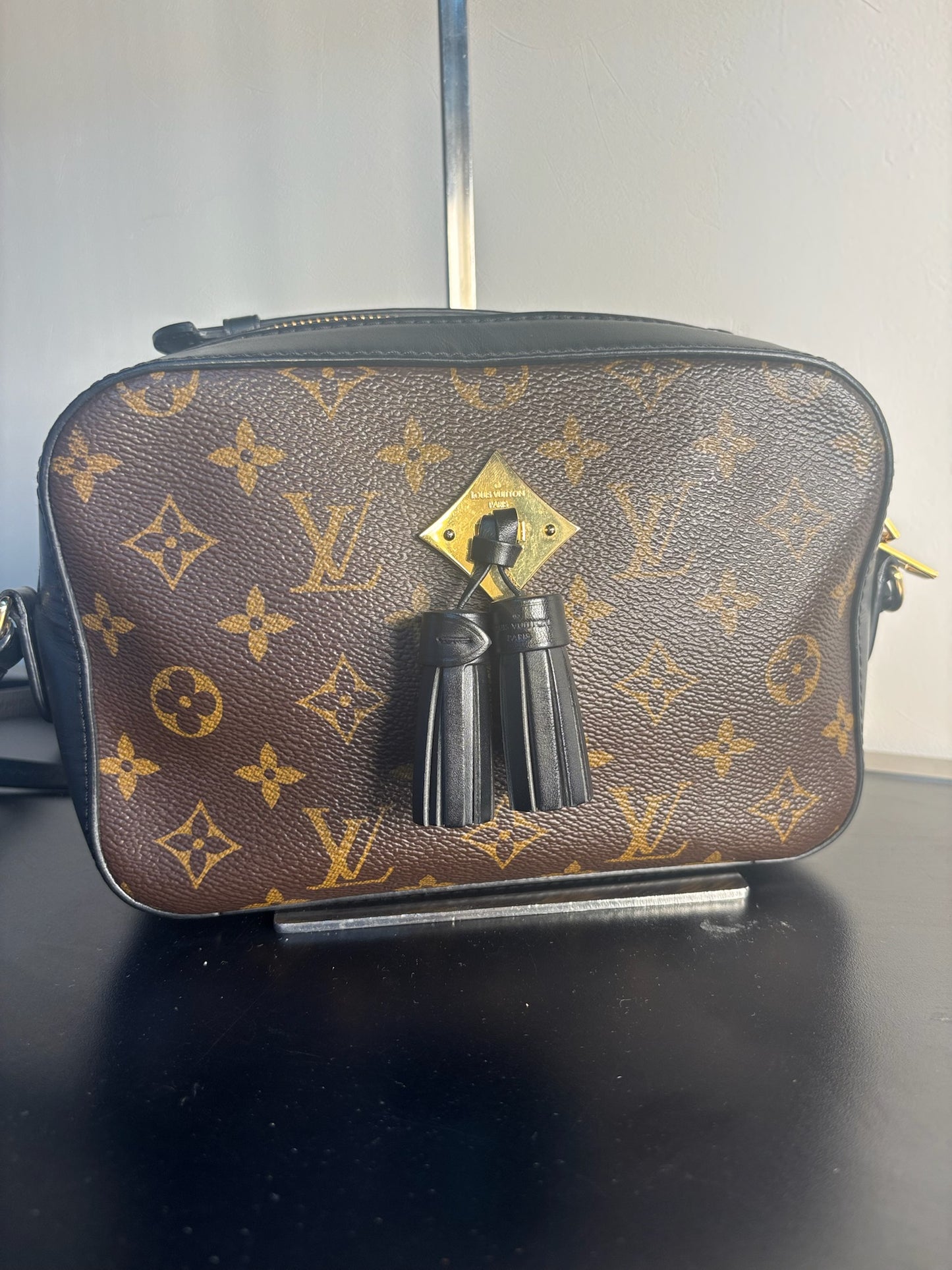 Louis Vuitton Black PVC Monogram Canvas One Saintonge Crossbody Bag M43555 (V1270430H)