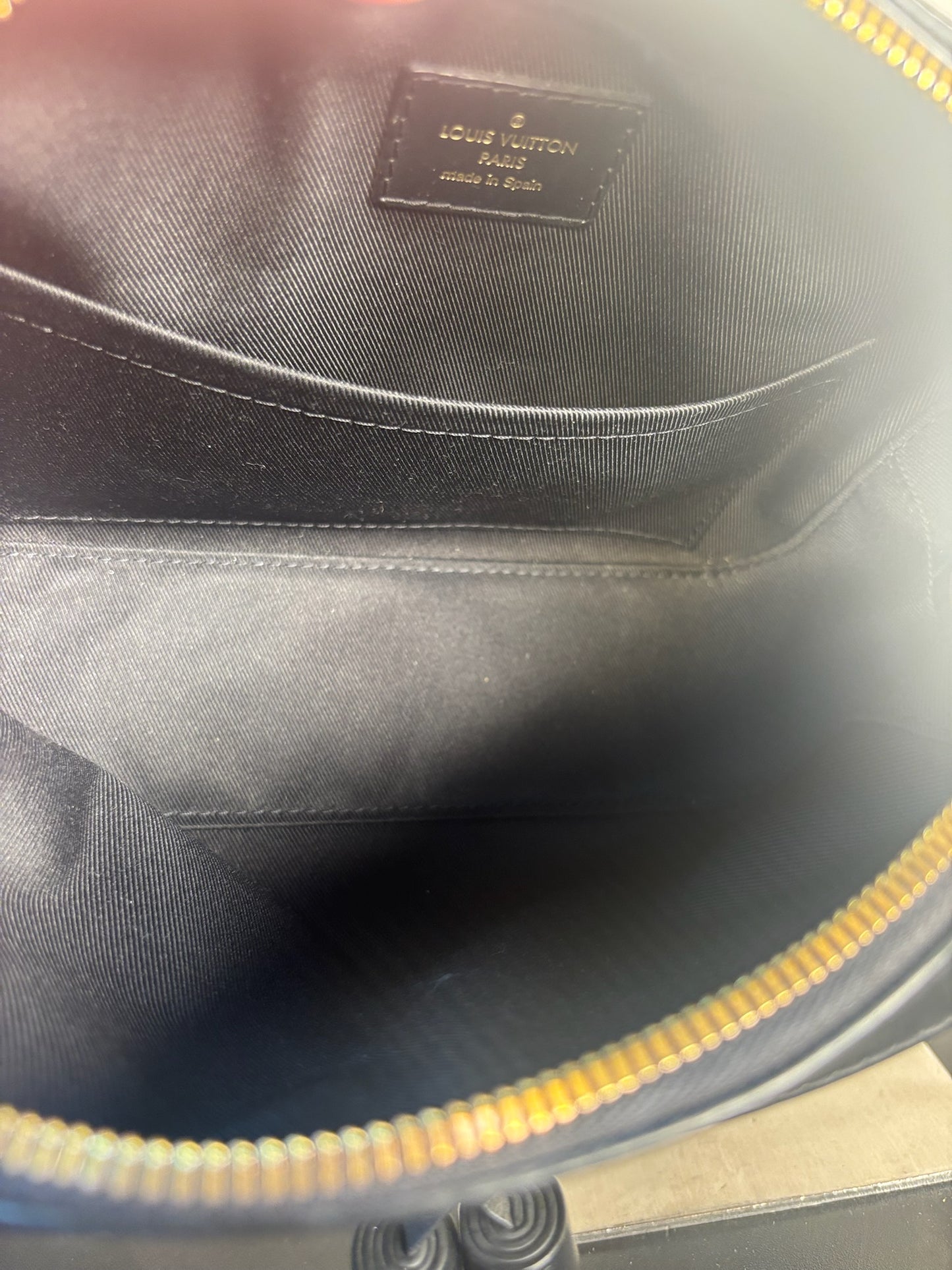 Louis Vuitton Black PVC Monogram Canvas One Saintonge Crossbody Bag M43555 (V1270430H)
