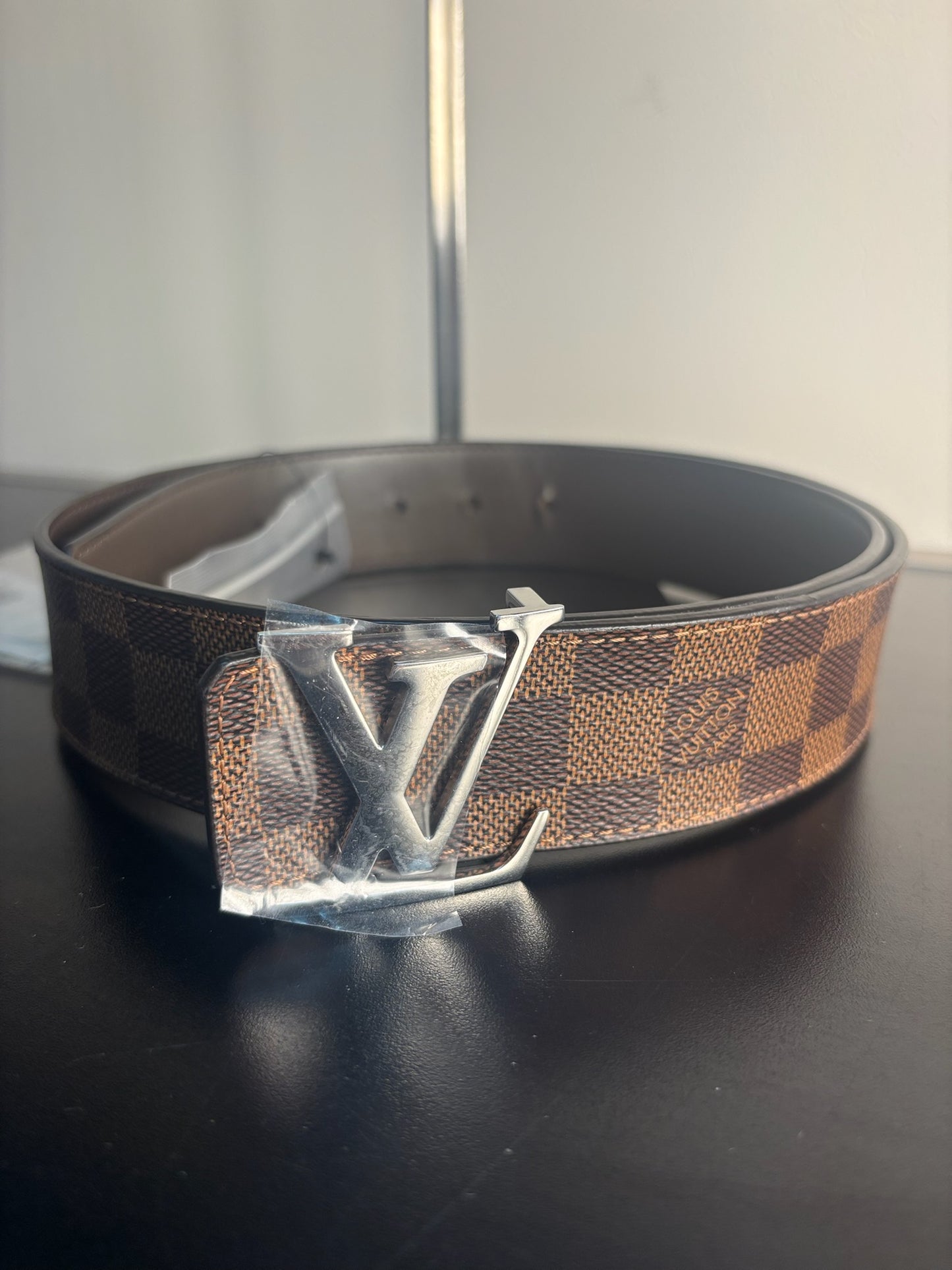 Louis Vuitton Damier Ebene Silver Hardware LV Size 36 One Belt M0212 (V1210226HJ)