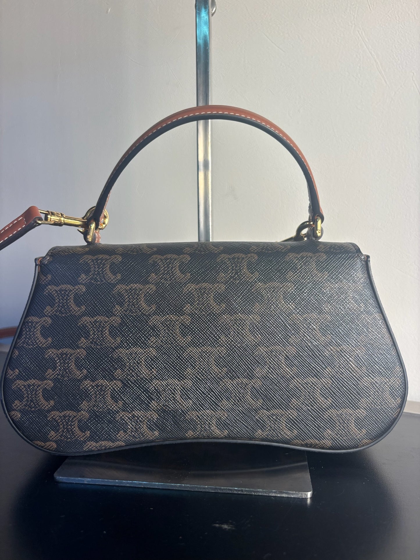 Celine PVC Canvas One Shoulder Bag 119532 (V35158409HL)