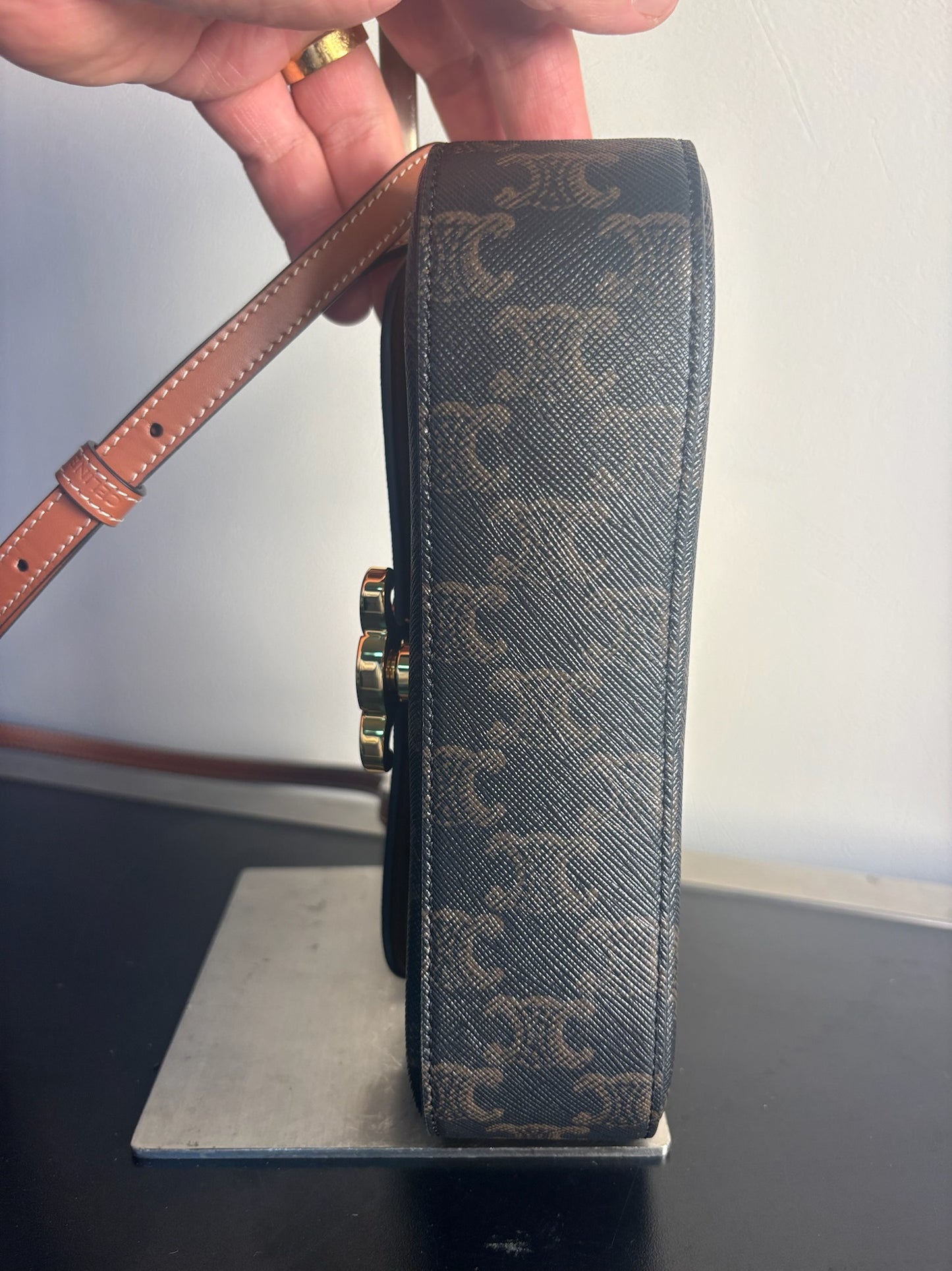Celine PVC Canvas One Shoulder Bag 119532 (V35158409HL)