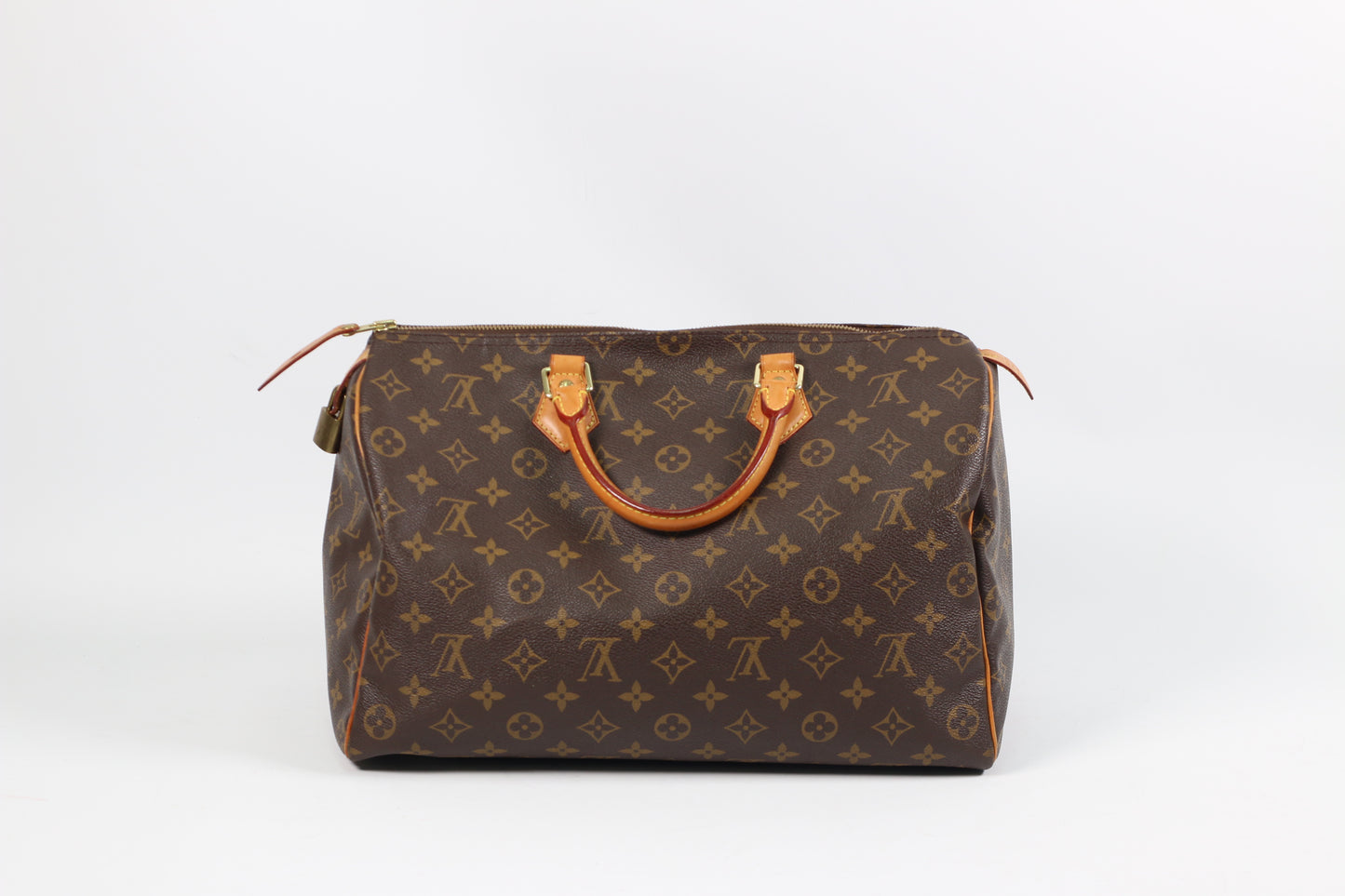 Louis Vuitton PVC Monogram Canvas Speedy 35 Tote Bag M41524 (V1225412)