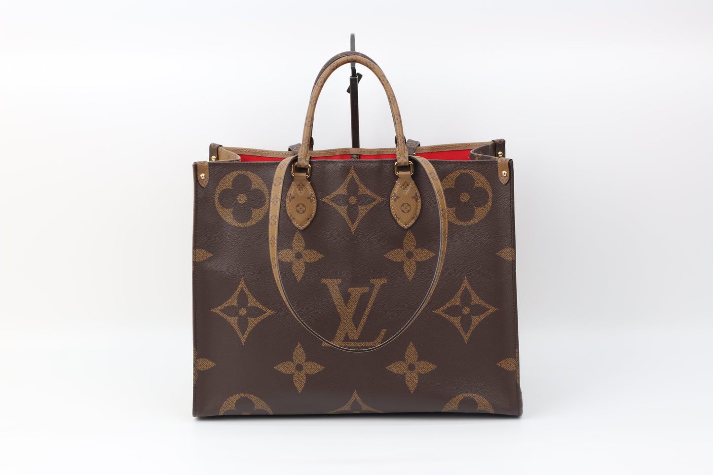 Louis Vuitton Brown PVC Monogram Giant Canvas Onthego GM Shoulder Bag M44576 (V12100114WD)
