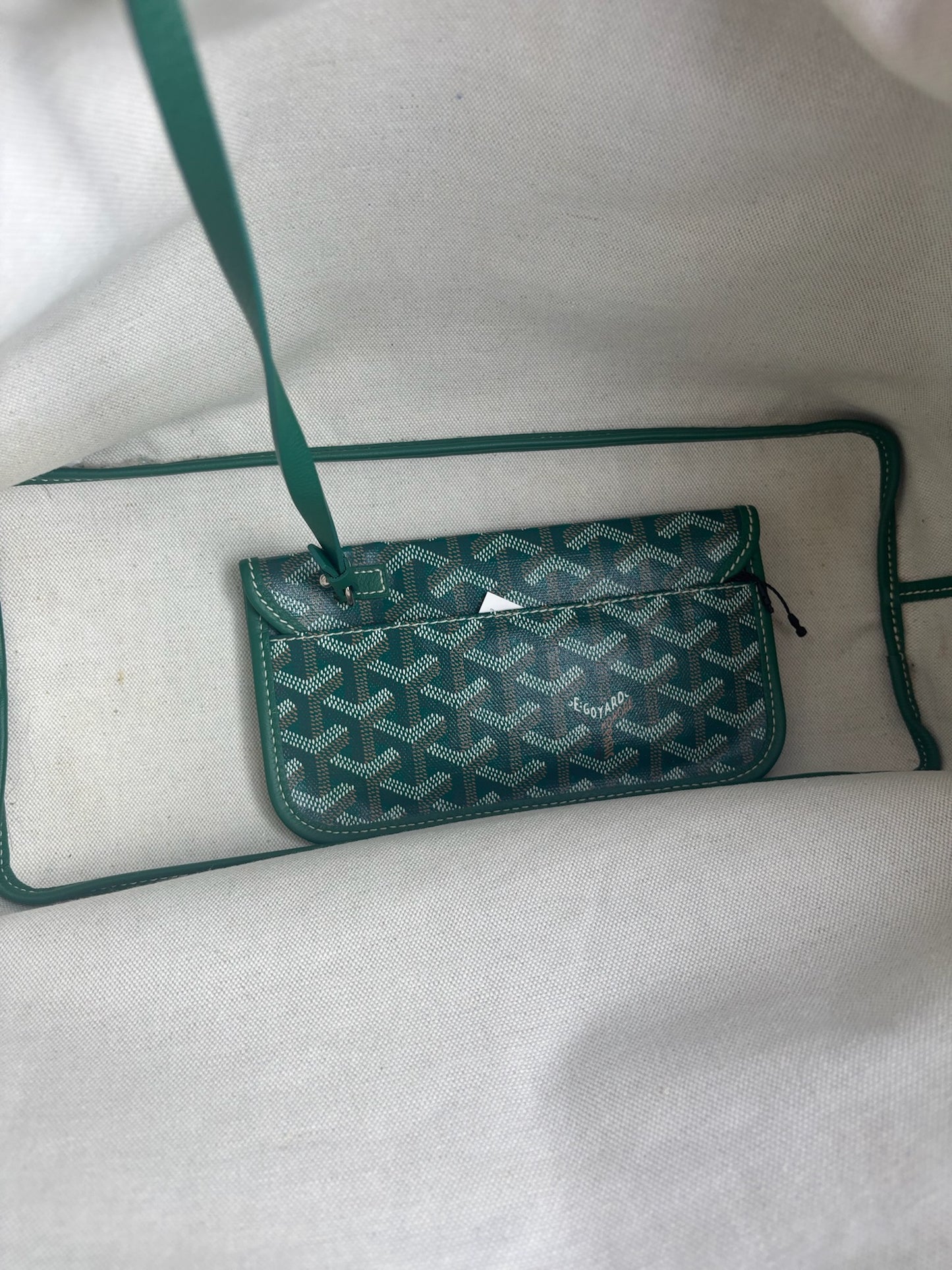 Goyard Green Saint Louis Tote Bag